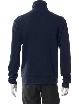 Burberry Brit Super Nova Check Pattern Turtleneck Polo Sweater