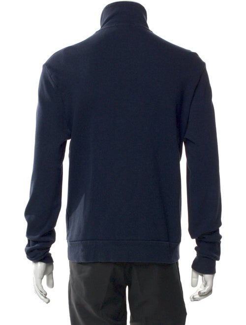 Burberry Brit Super Nova Check Pattern Turtleneck Polo Sweater