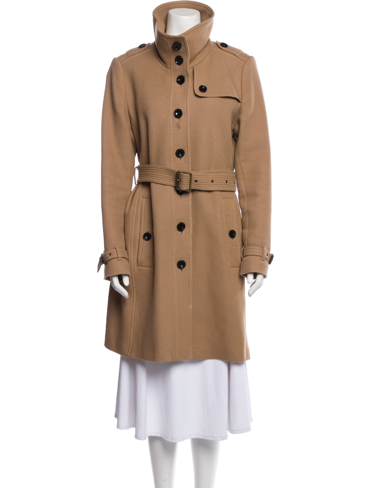 Burberry Brit Virgin Wool Trench Coat
