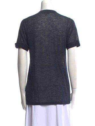 Burberry Brit Scoop Neck Short Sleeve T-Shirt