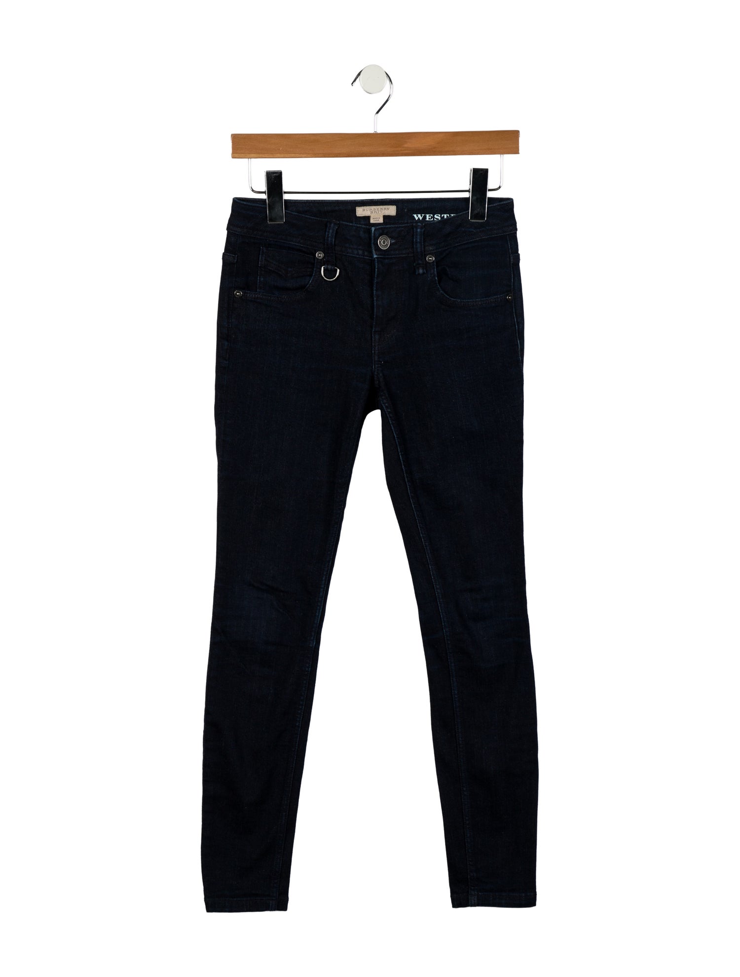 Burberry Brit Low-Rise Skinny Leg Jeans