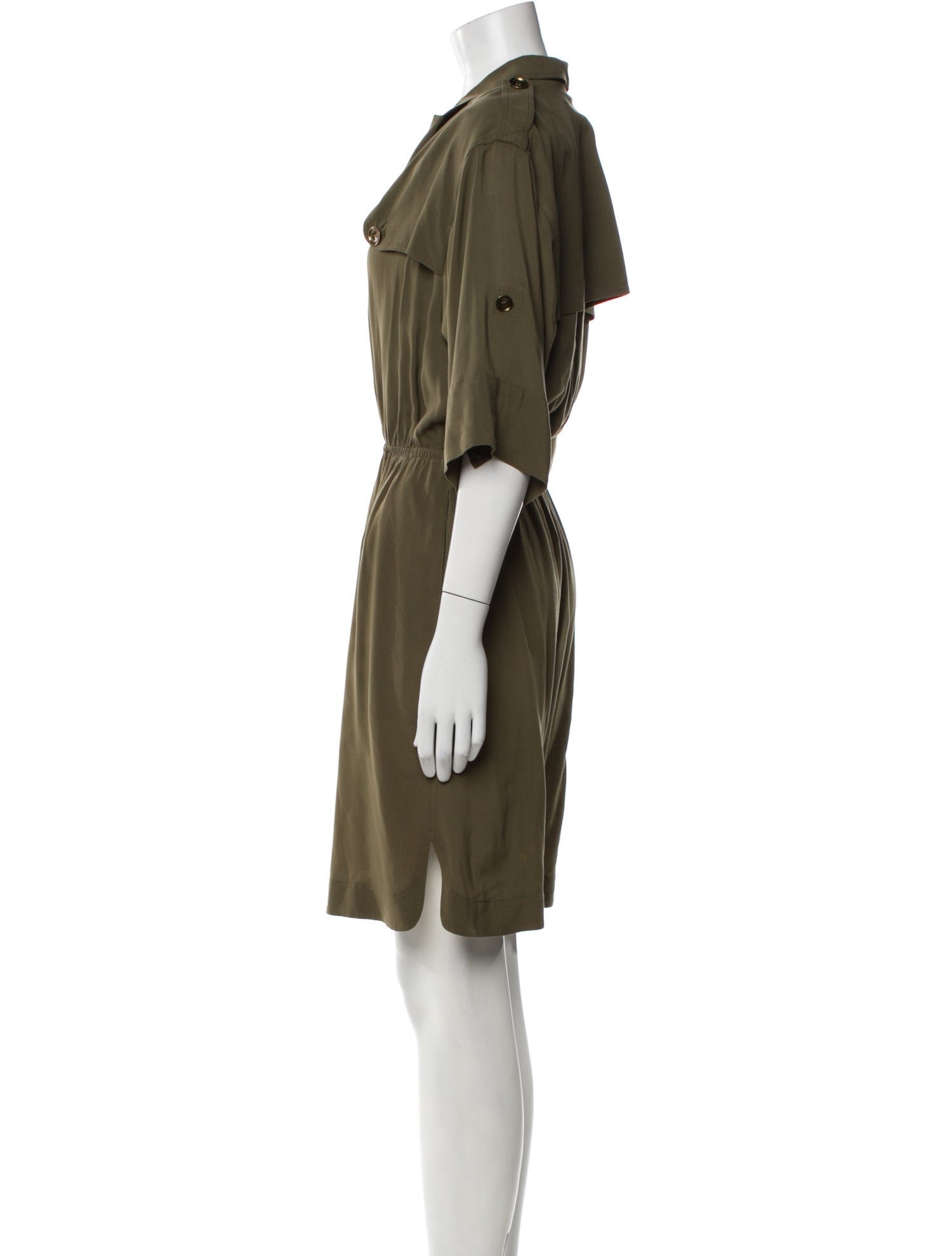 Burberry Brit V-Neck Knee-Length Dress