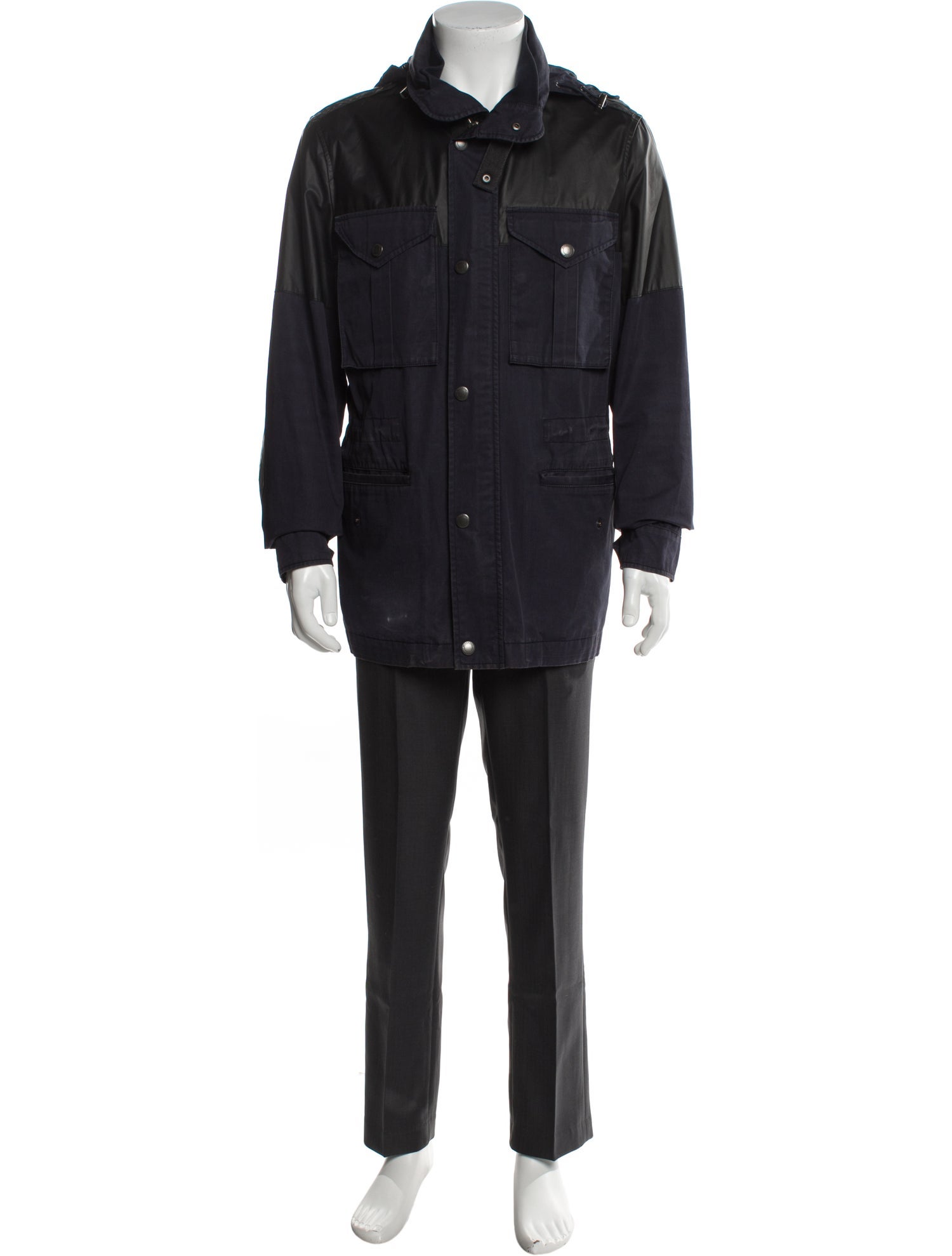 Burberry Brit Nova Check Pattern Parka