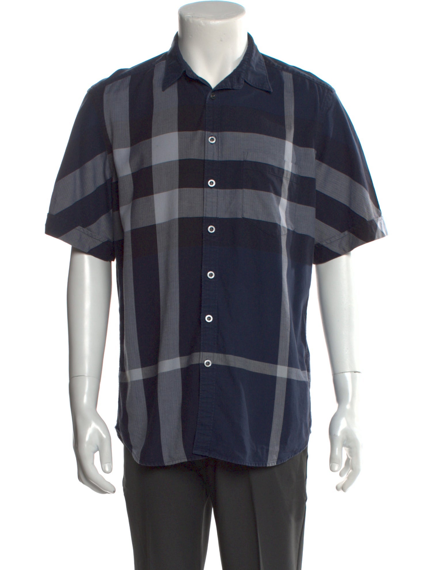 Burberry Brit Abstract Check Short Sleeve Shirt