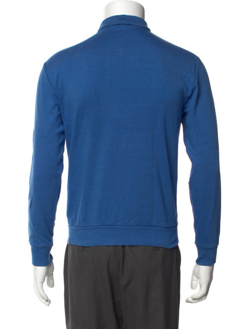 Burberry Brit House Check Pattern Mock Neck Sweatshirt