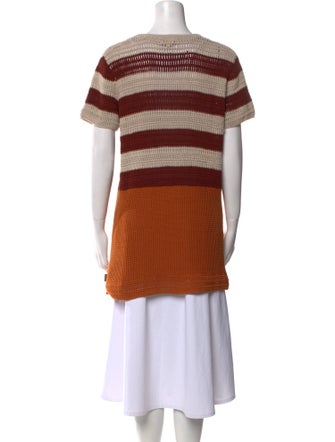 Burberry Brit Crochet Striped Sweater