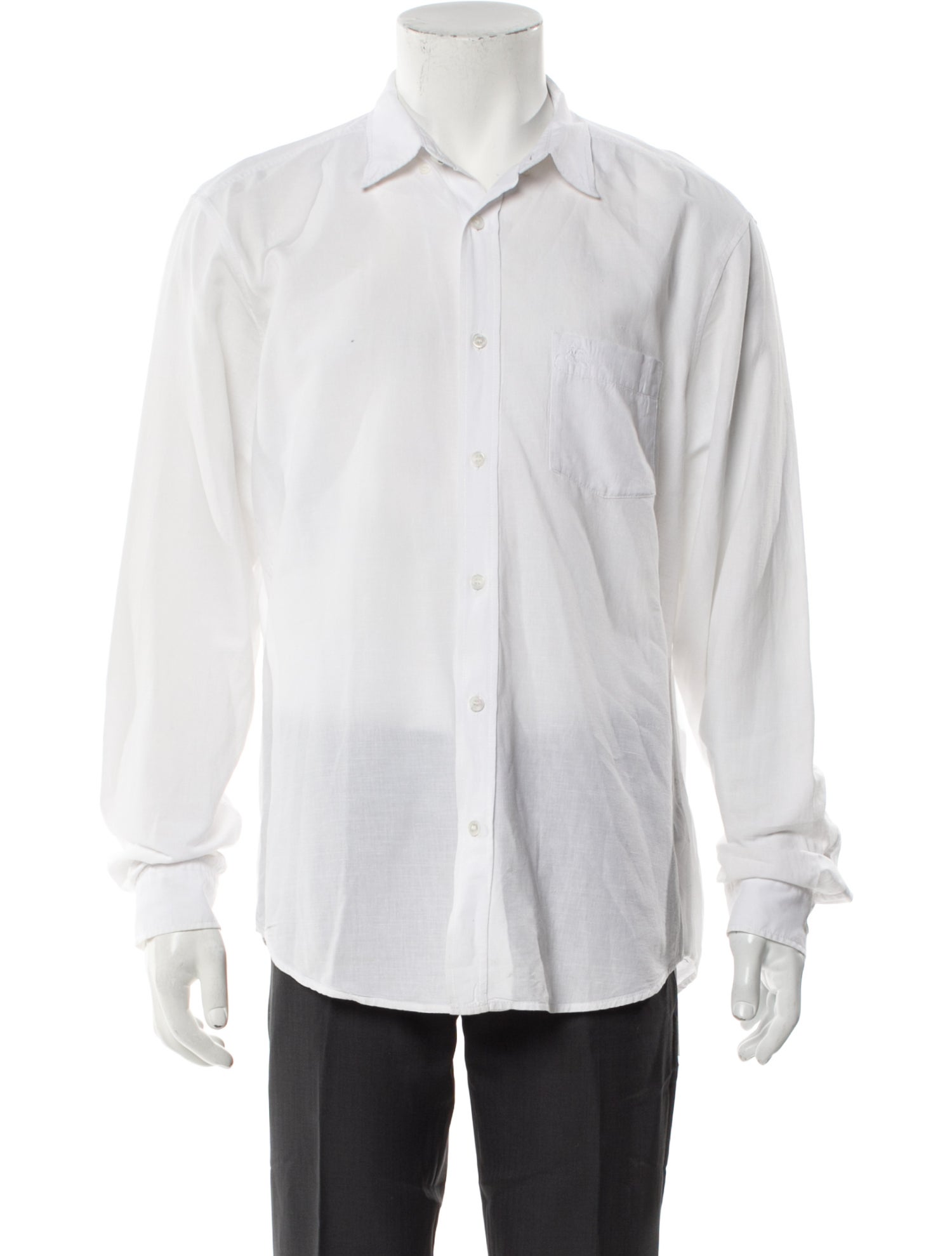 Burberry Brit Nova Check Pattern Long Sleeve Dress Shirt