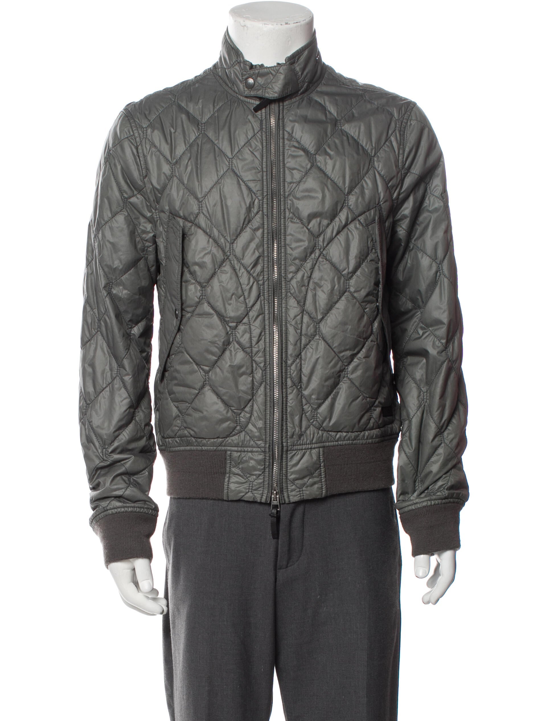 Burberry Brit House Check Pattern Puffer Coat