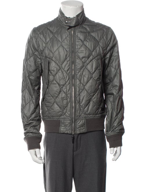 Burberry Brit House Check Pattern Puffer Coat