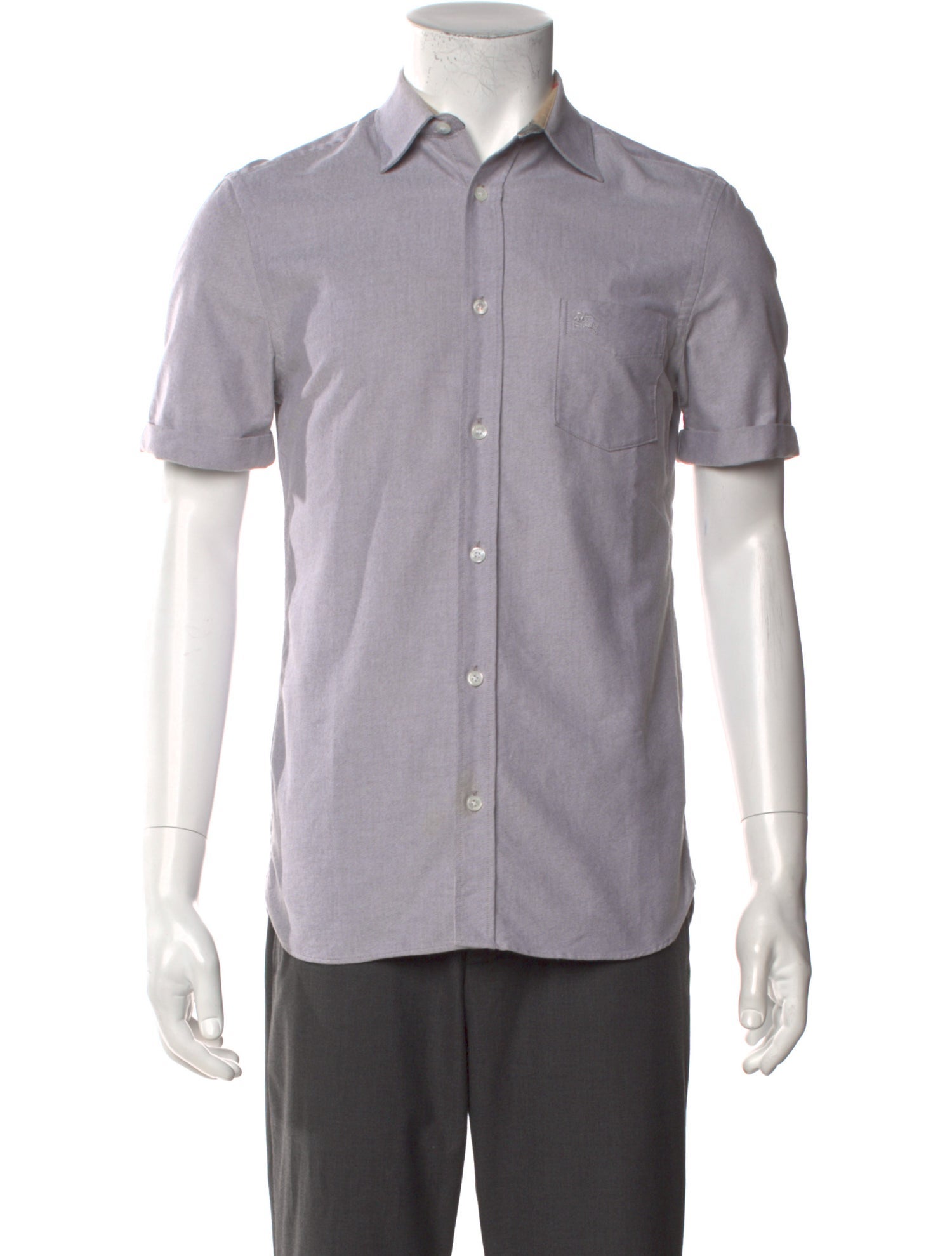 Burberry Brit House Check Pattern Short Sleeve Shirt