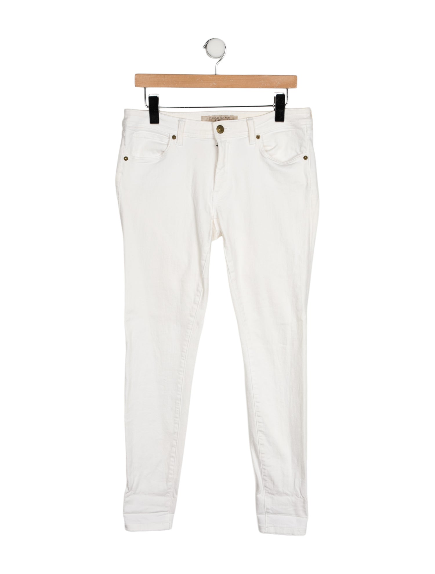 Burberry Brit Mid-Rise Skinny Leg Jeans