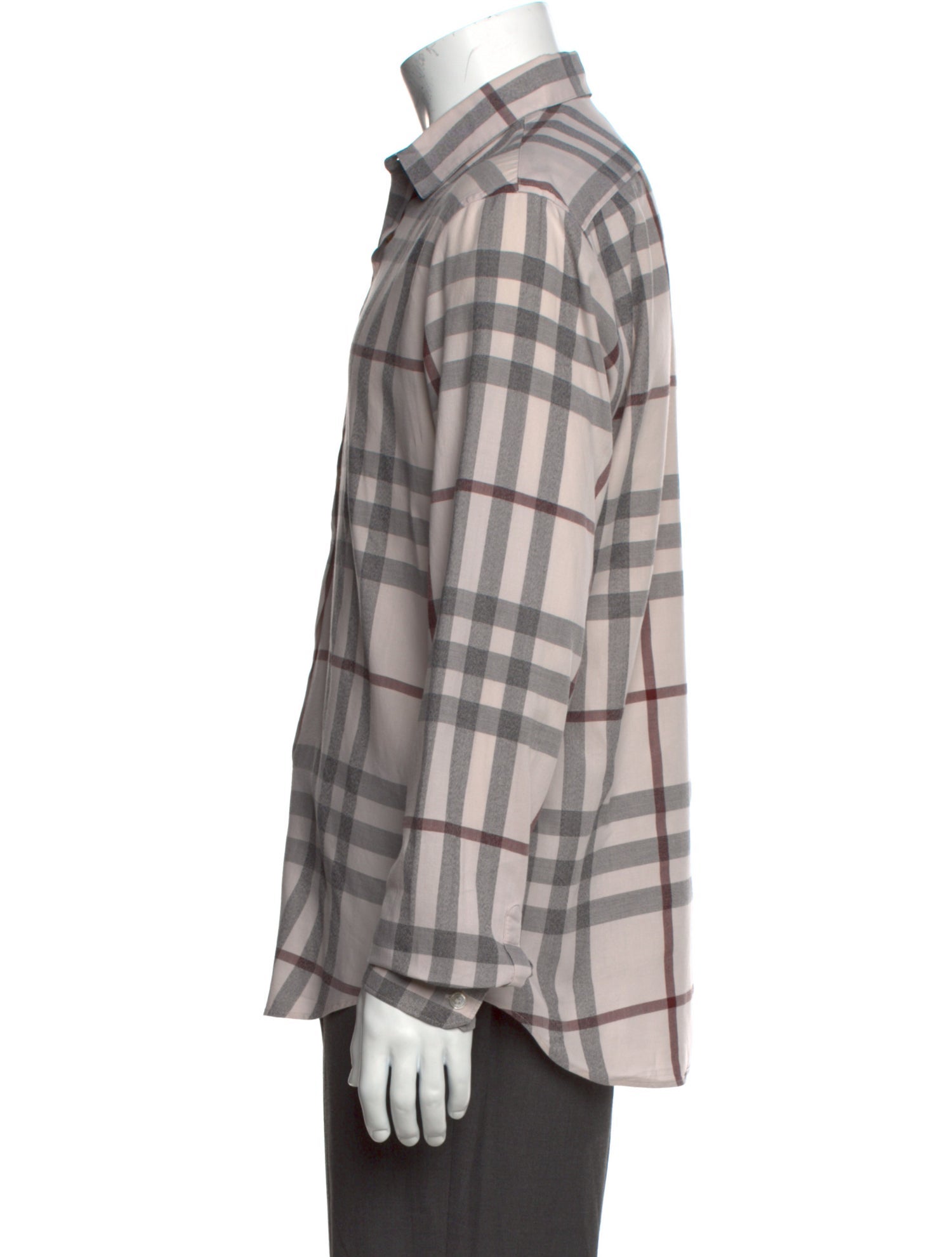 Burberry Brit House Check Pattern Long Sleeve Shirt