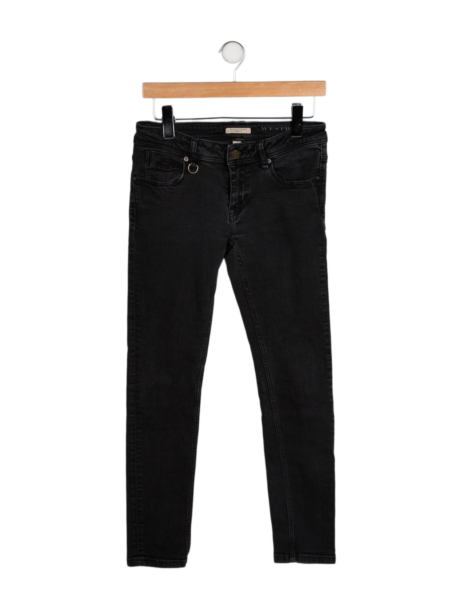Burberry Brit Low-Rise Skinny Leg Jeans