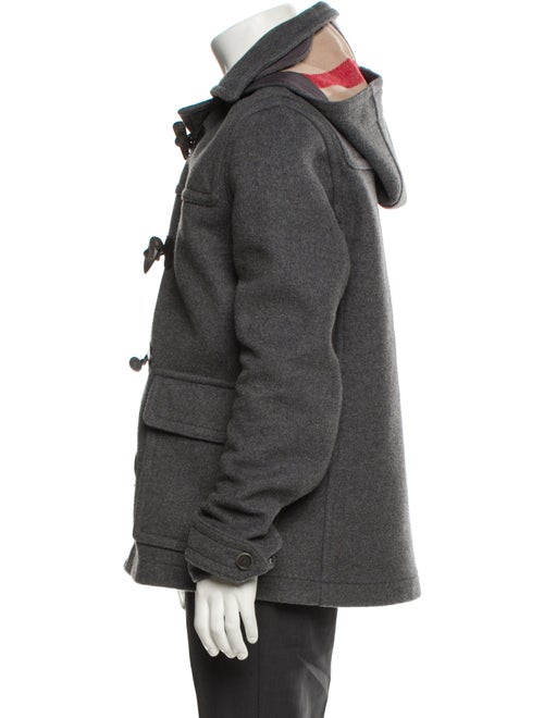 Burberry Brit Exploded Check Pattern Wool Utility Jacket