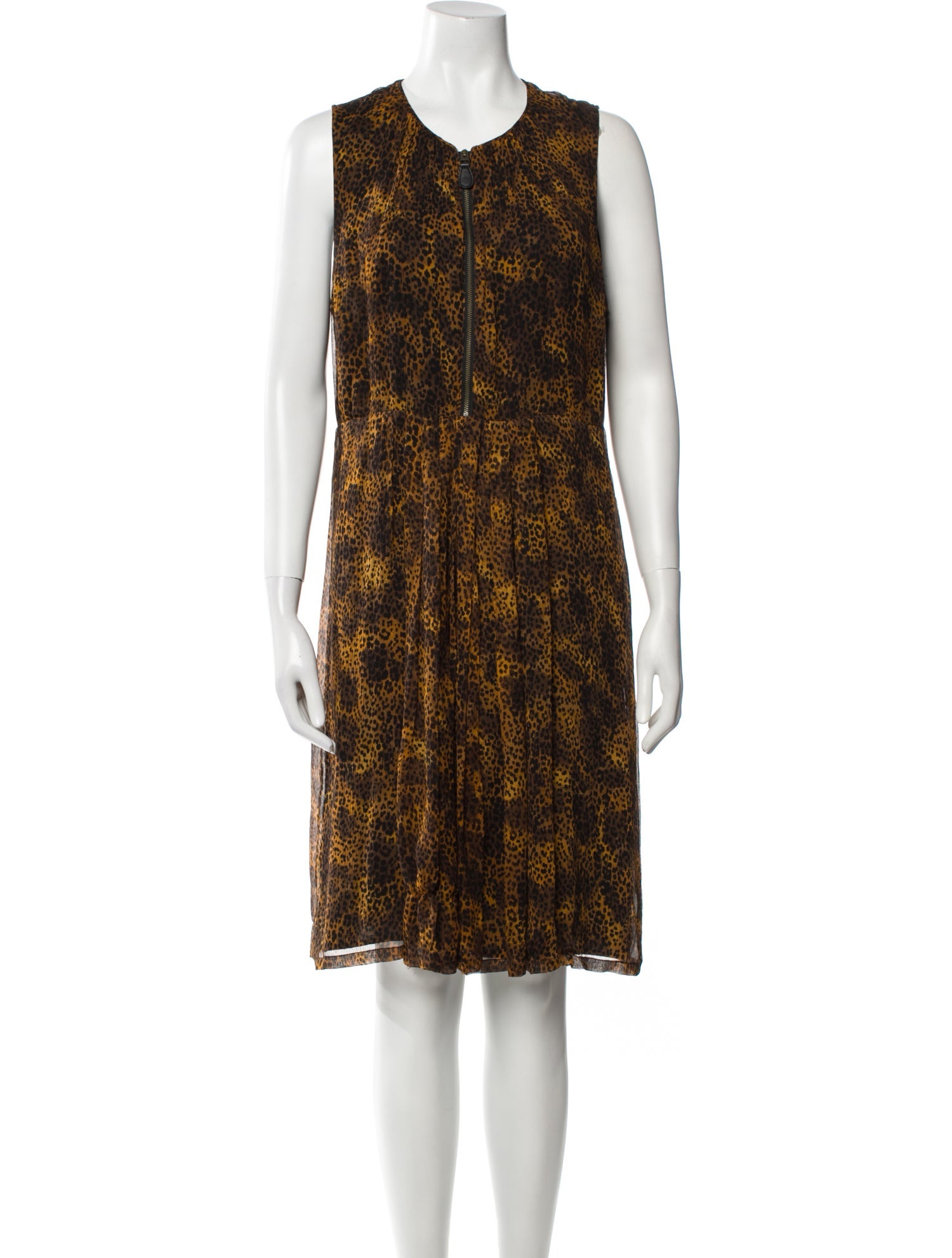 Burberry Brit Silk Knee-Length Dress