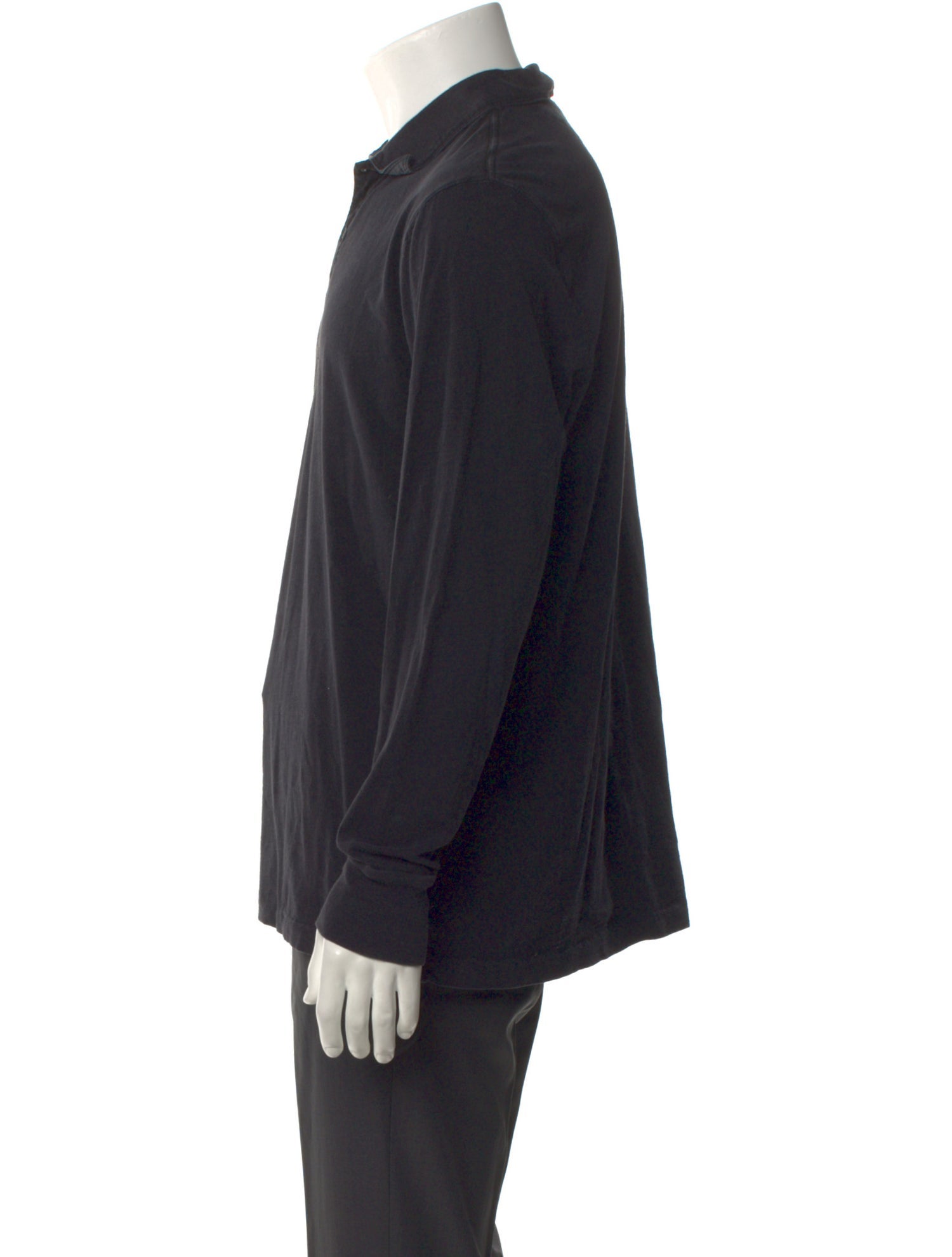 Burberry Brit Nova Check Pattern V-Neck Polo Shirt