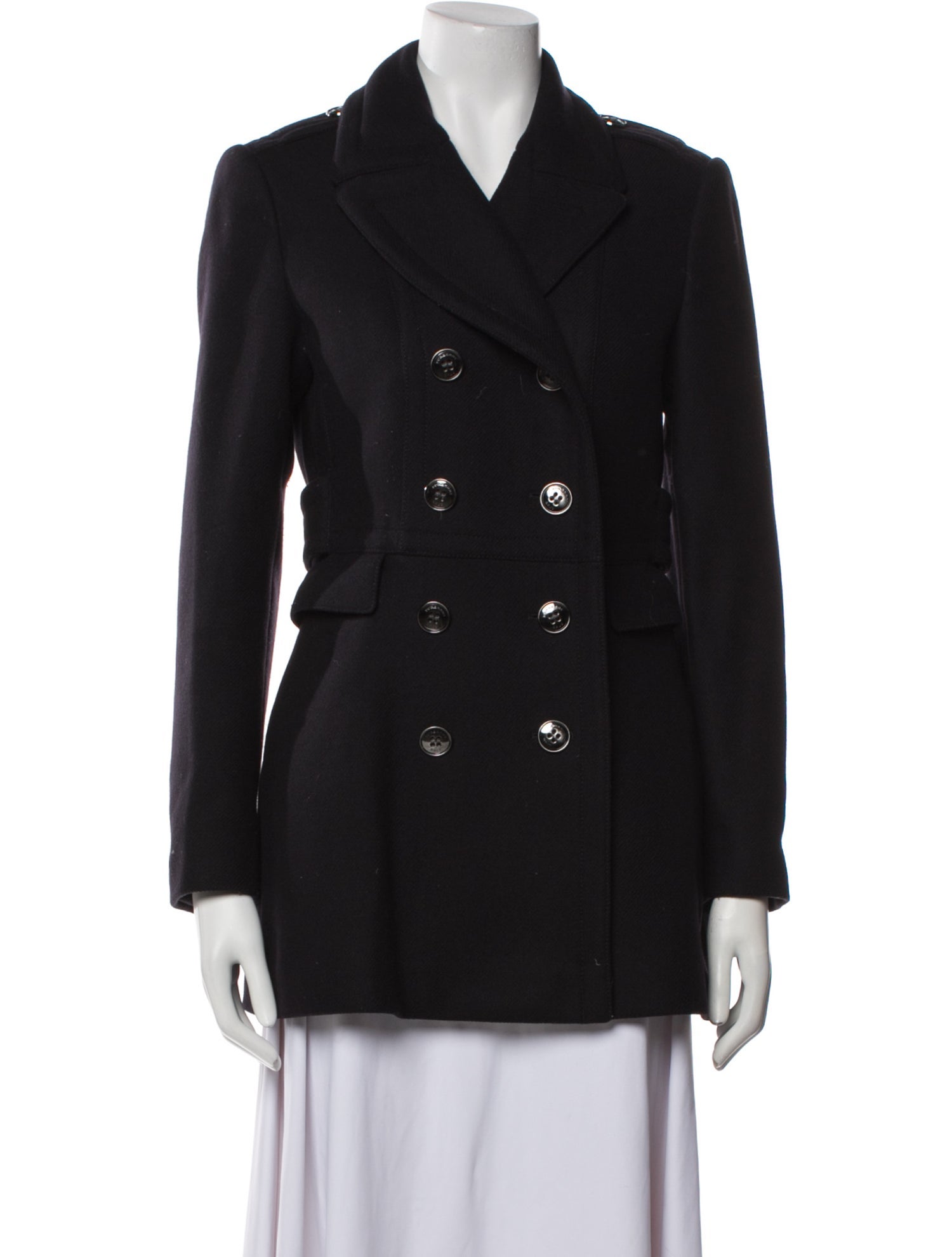 Burberry Brit Virgin Wool Peacoat