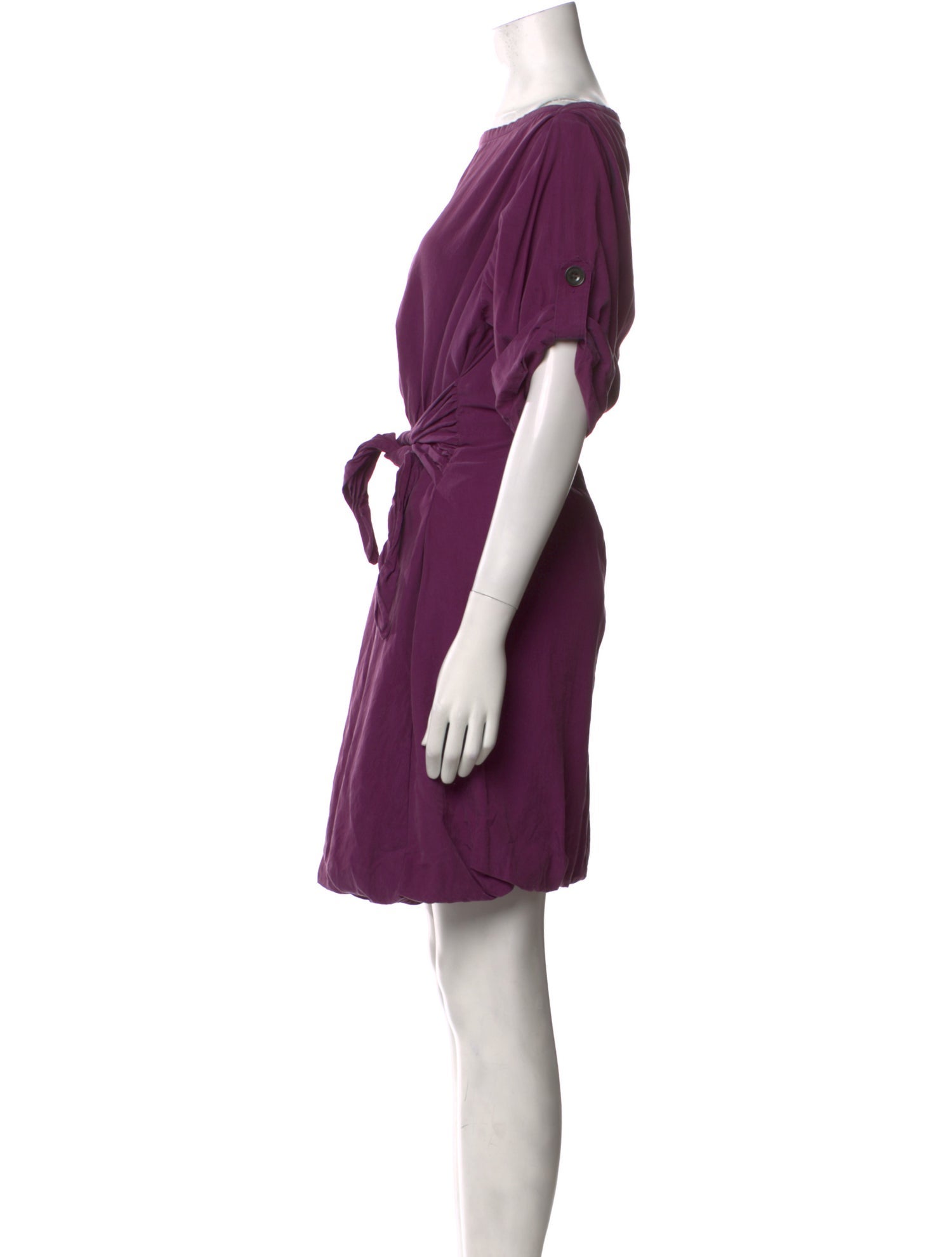 Burberry Brit Bateau Neckline Mini Dress