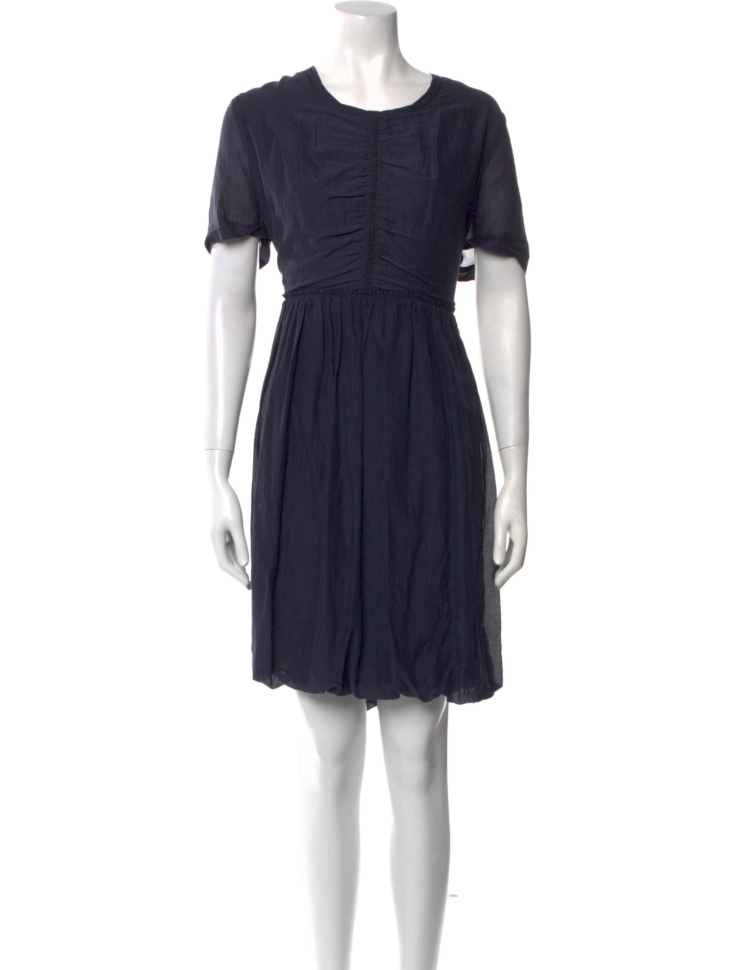 Burberry Brit Scoop Neck Knee-Length Dress
