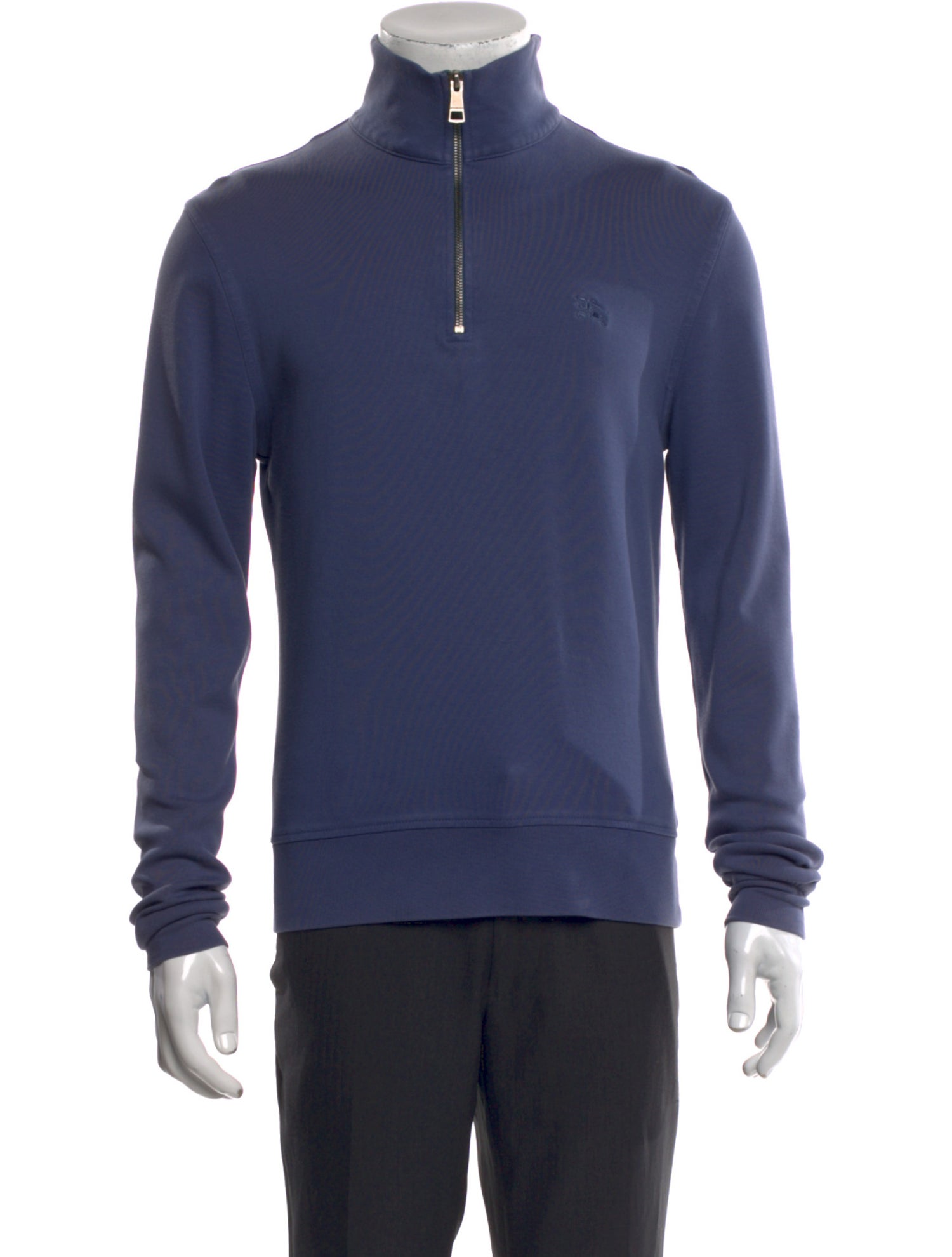 Burberry Brit Mock Neck Long Sleeve Sweatshirt