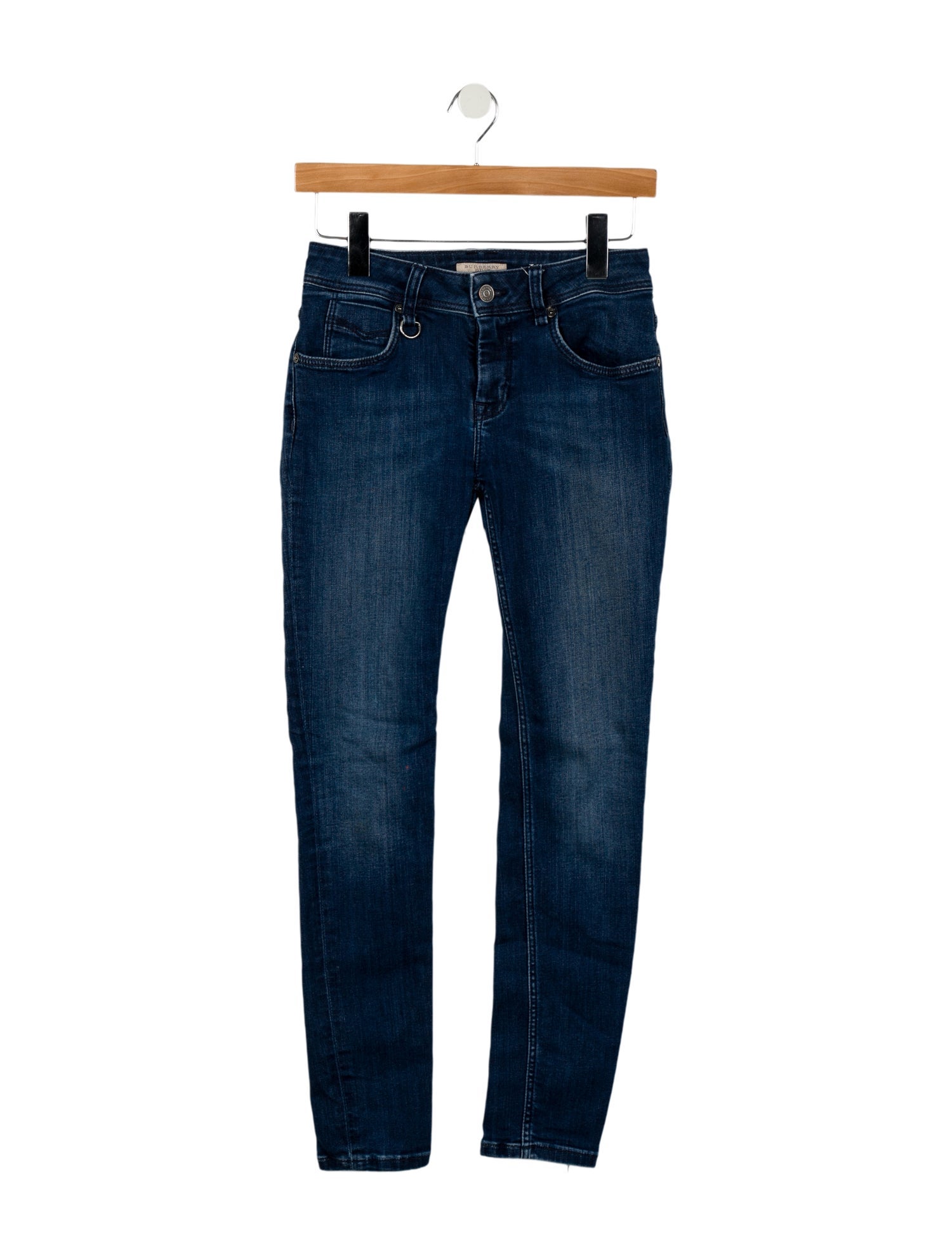 Burberry Brit Mid-Rise Skinny Leg Jeans