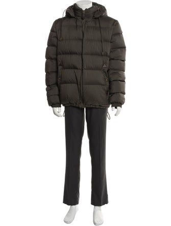 Burberry Brit House Check Pattern Puffer Coat