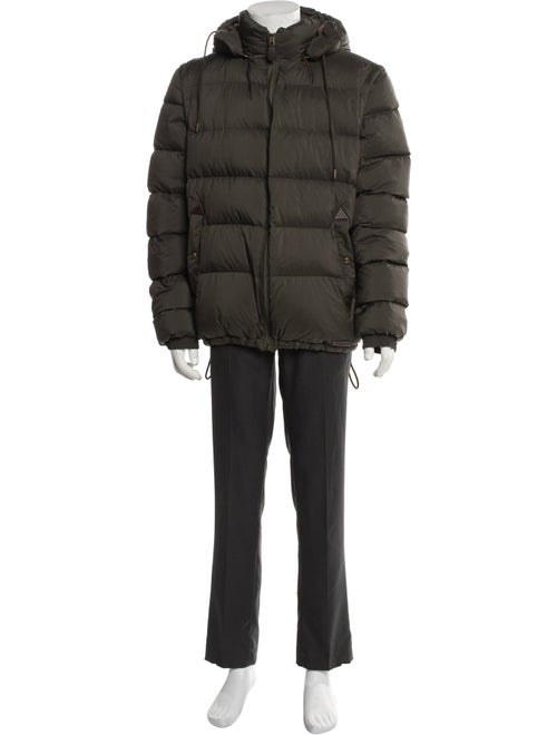 Burberry Brit House Check Pattern Puffer Coat