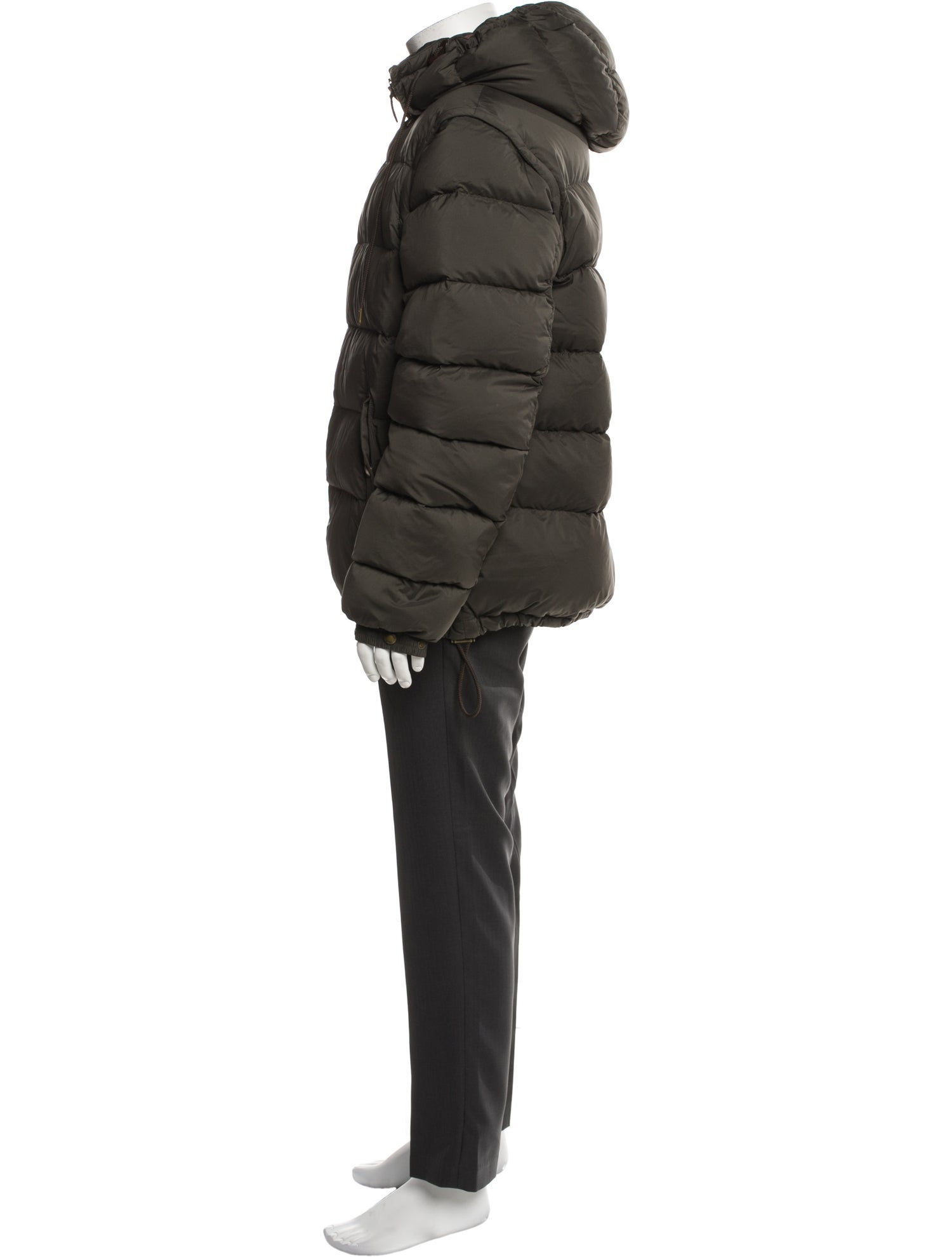 Burberry Brit House Check Pattern Puffer Coat