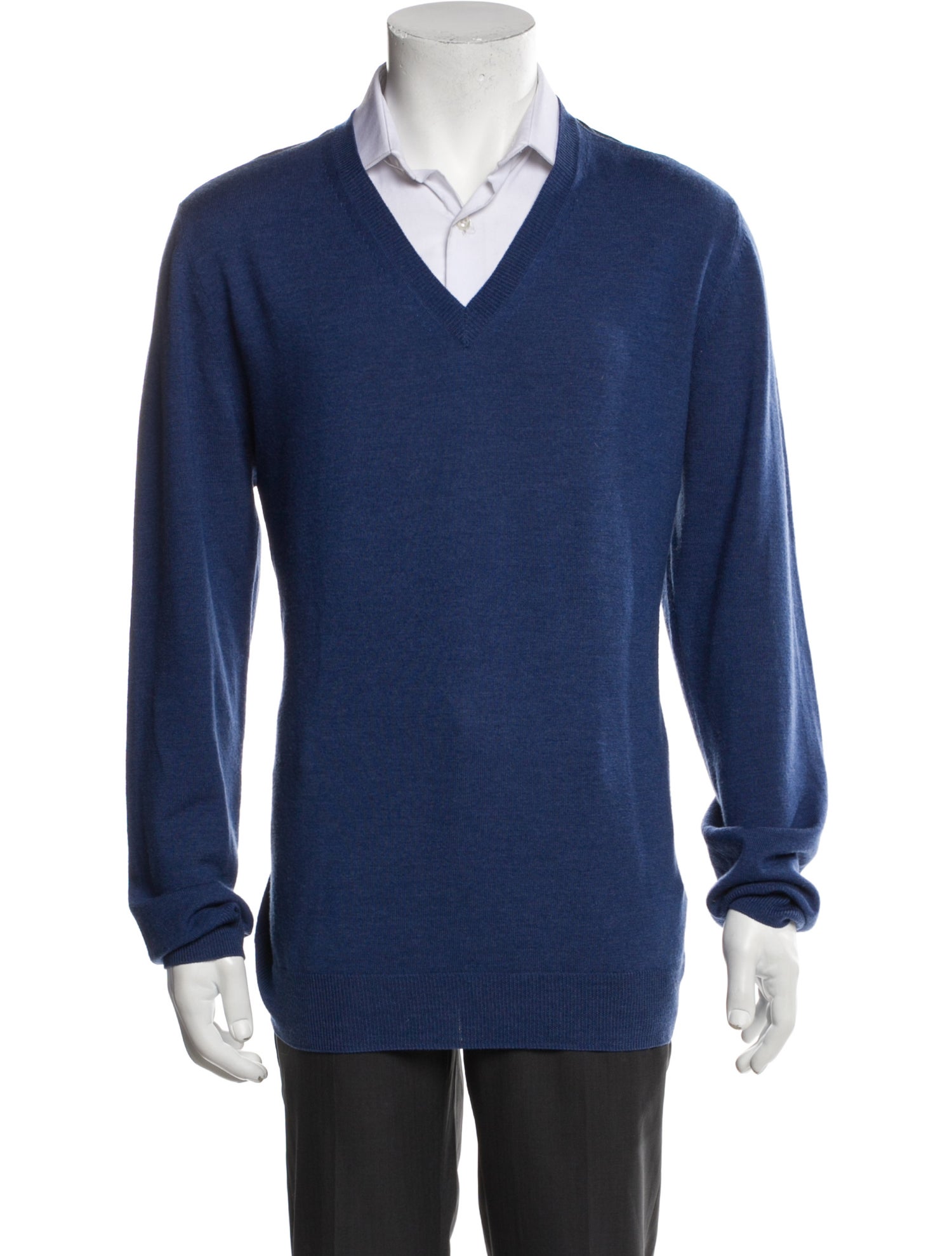 Burberry Brit Merino Wool V-Neck Pullover