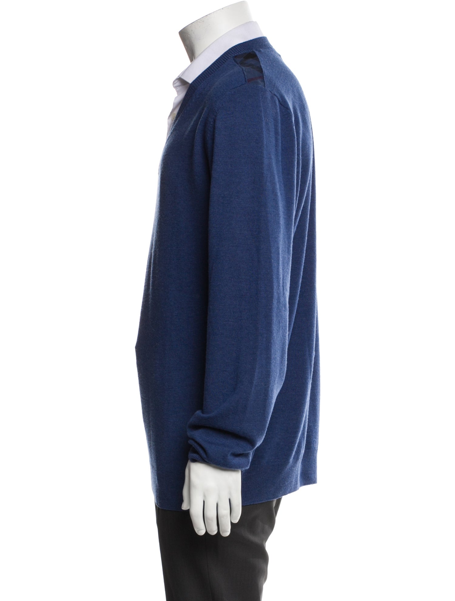 Burberry Brit Merino Wool V-Neck Pullover