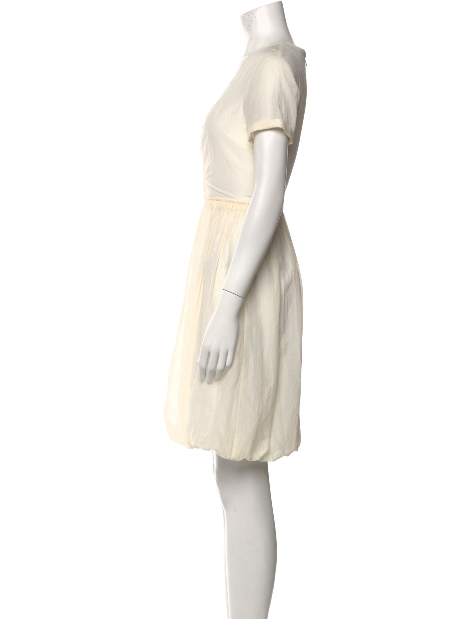 Burberry Brit Scoop Neck Knee-Length Dress