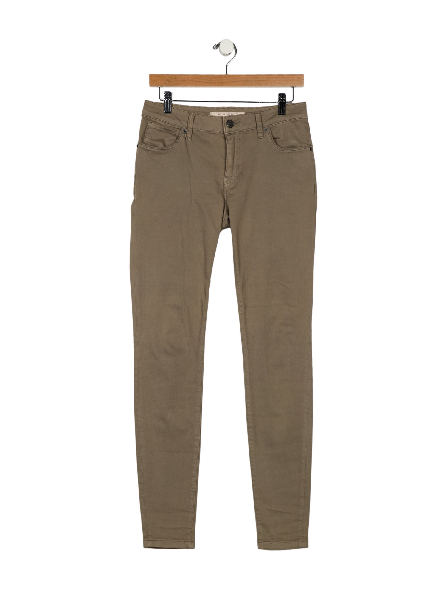 Burberry Brit Mid-Rise Skinny Leg Jeans