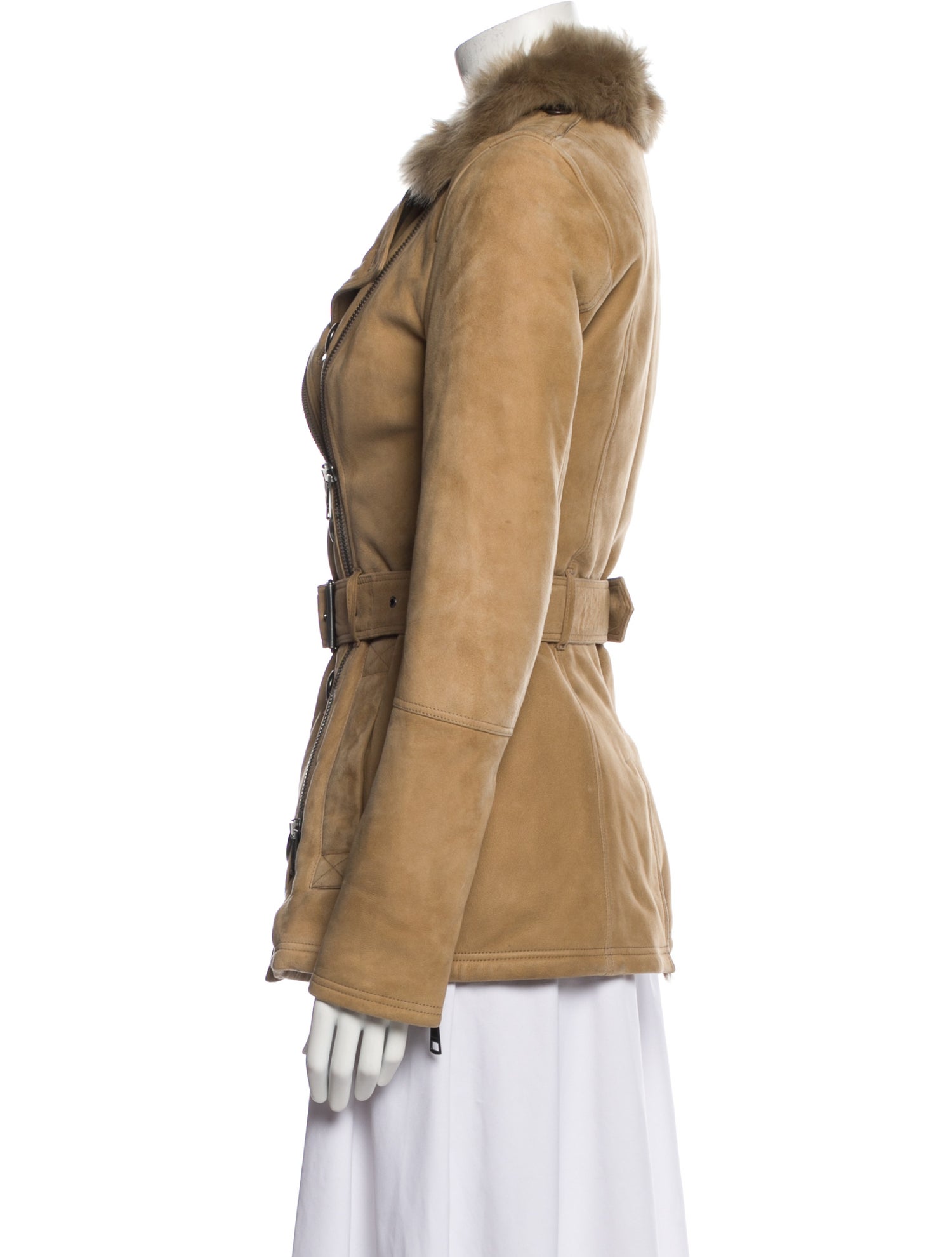 Burberry Brit Lamb Fur Fur Coat