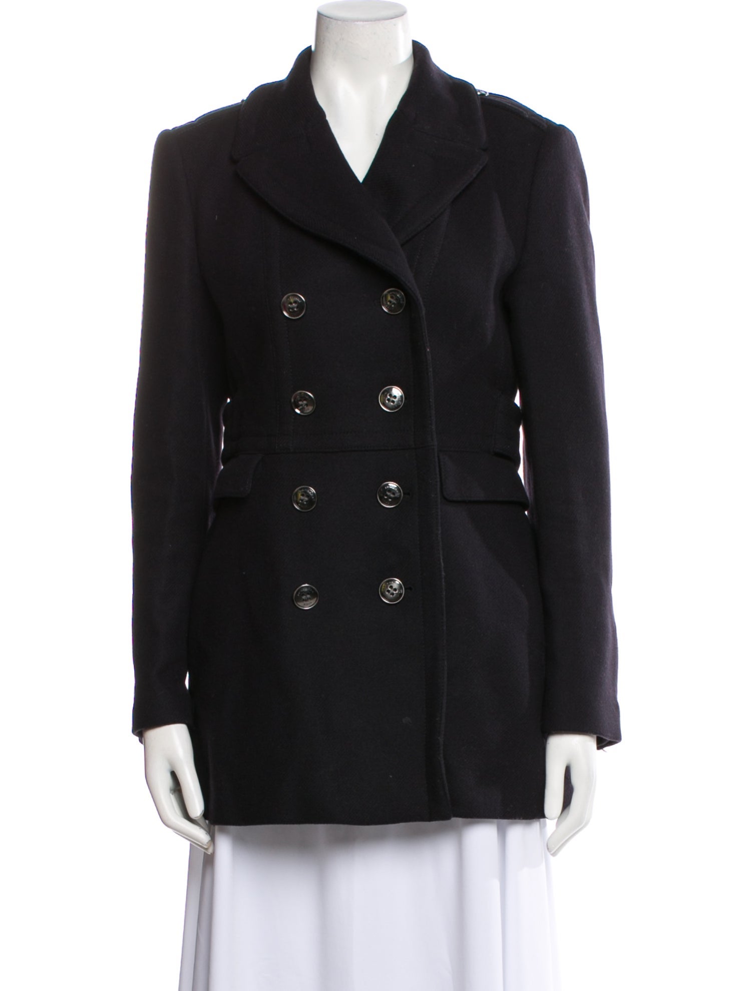 Burberry Brit Virgin Wool Peacoat
