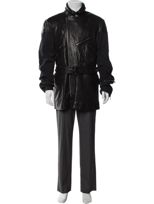 Burberry Brit Nova Check Pattern Lambskin Puffer Coat