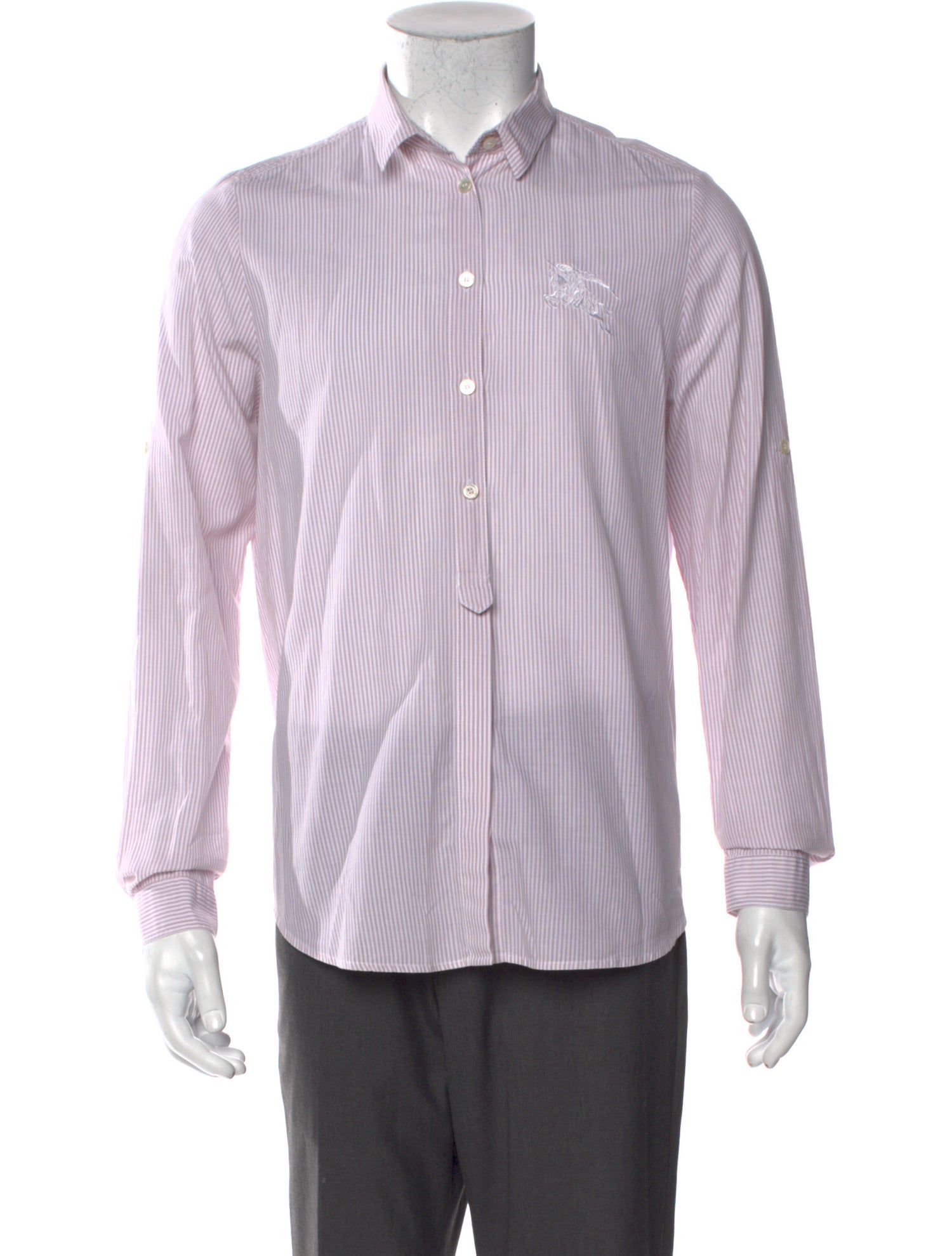 Burberry Brit Striped Long Sleeve Dress Shirt