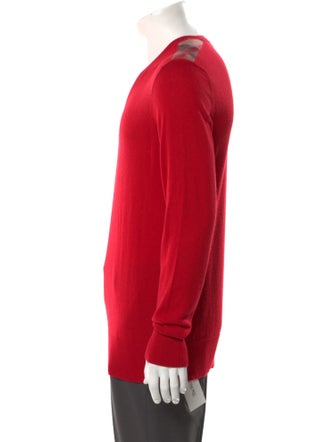 Burberry Brit House Check Pattern Silk Pullover