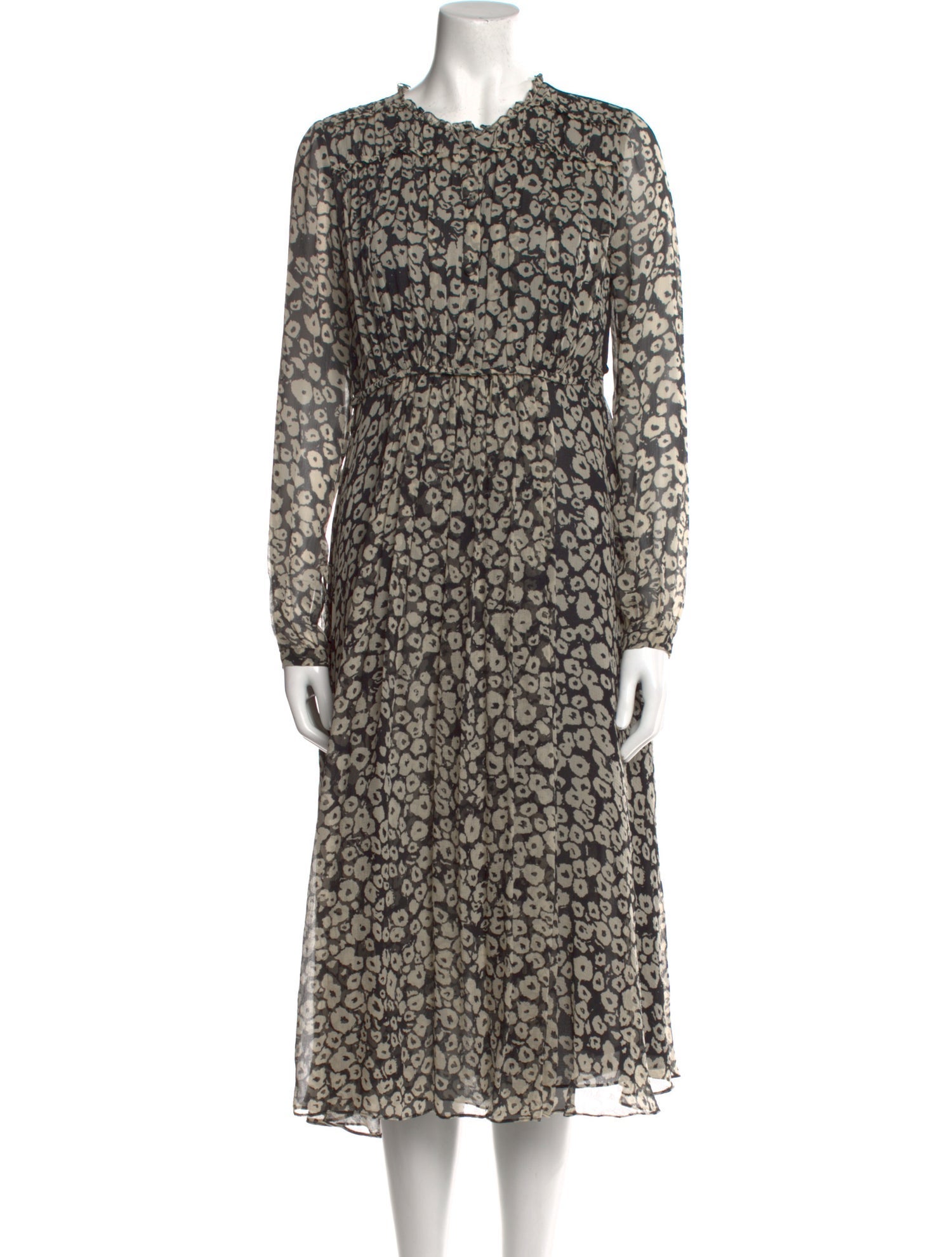 Burberry Brit Silk Midi Length Dress