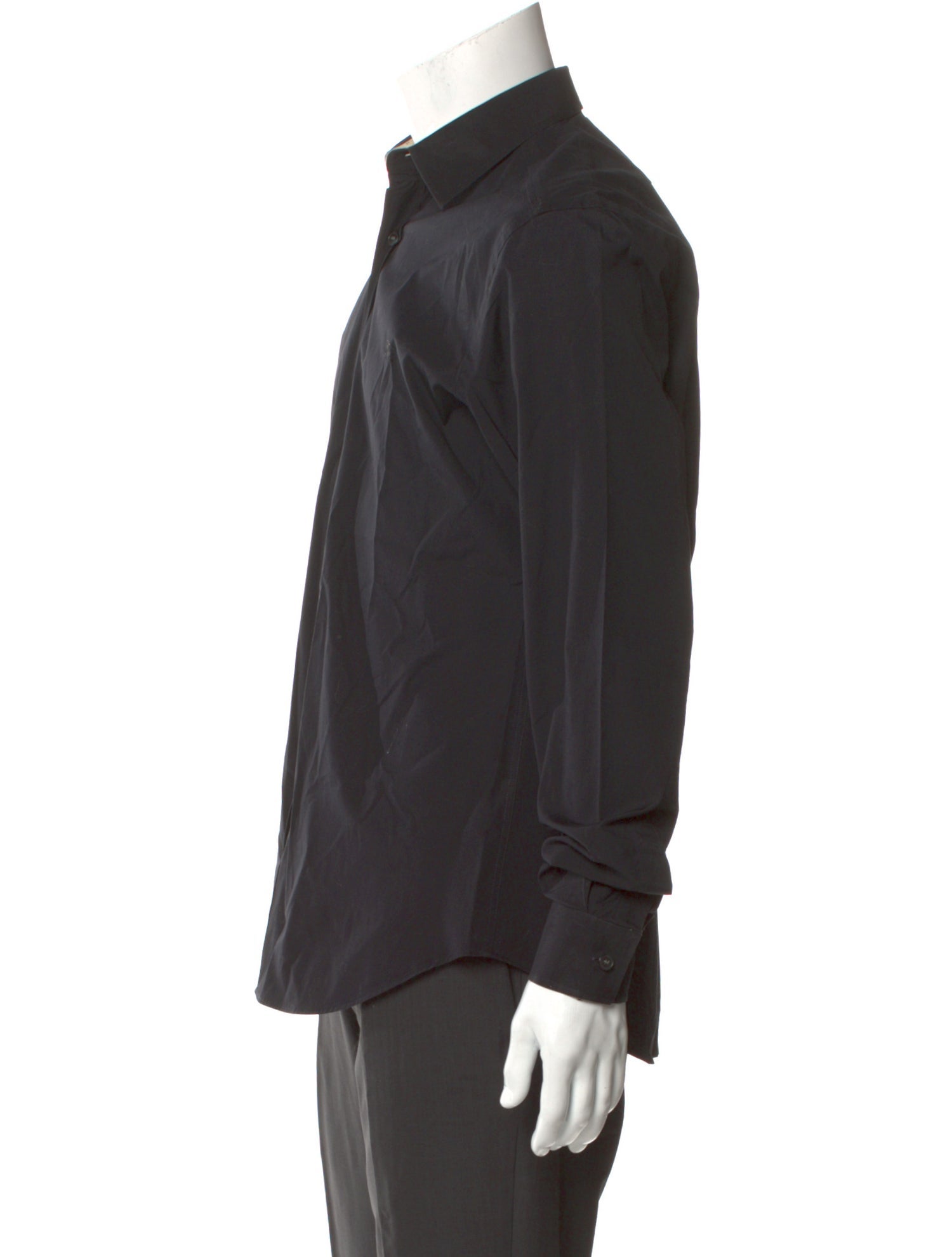 Burberry Brit House Check Pattern Long Sleeve Dress Shirt
