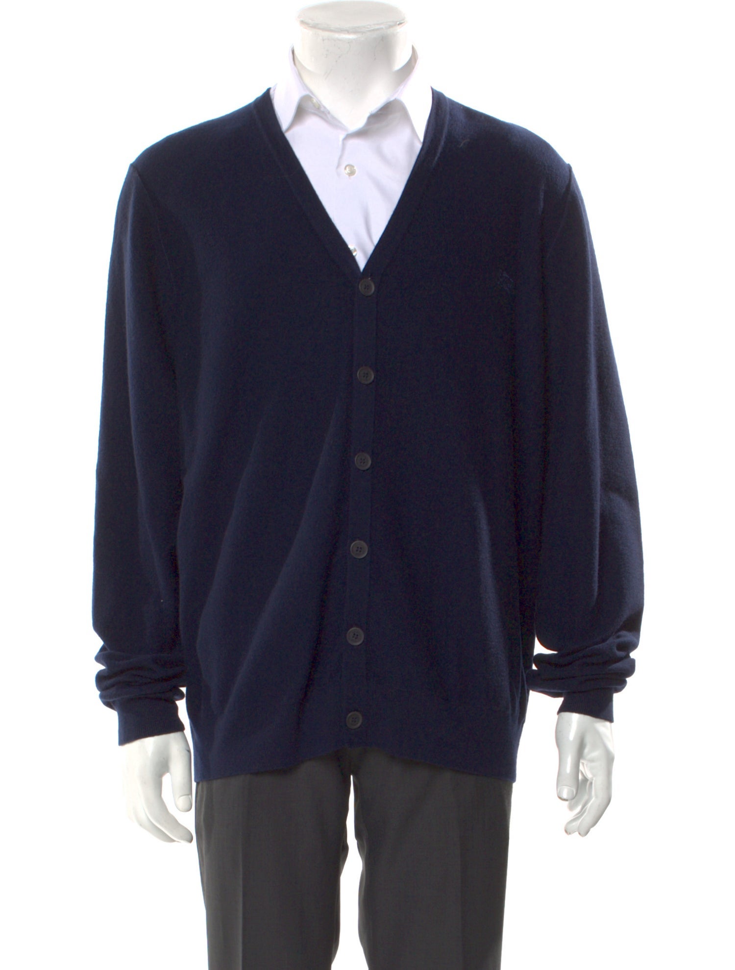 Burberry Brit Wool V-Neck Cardigan