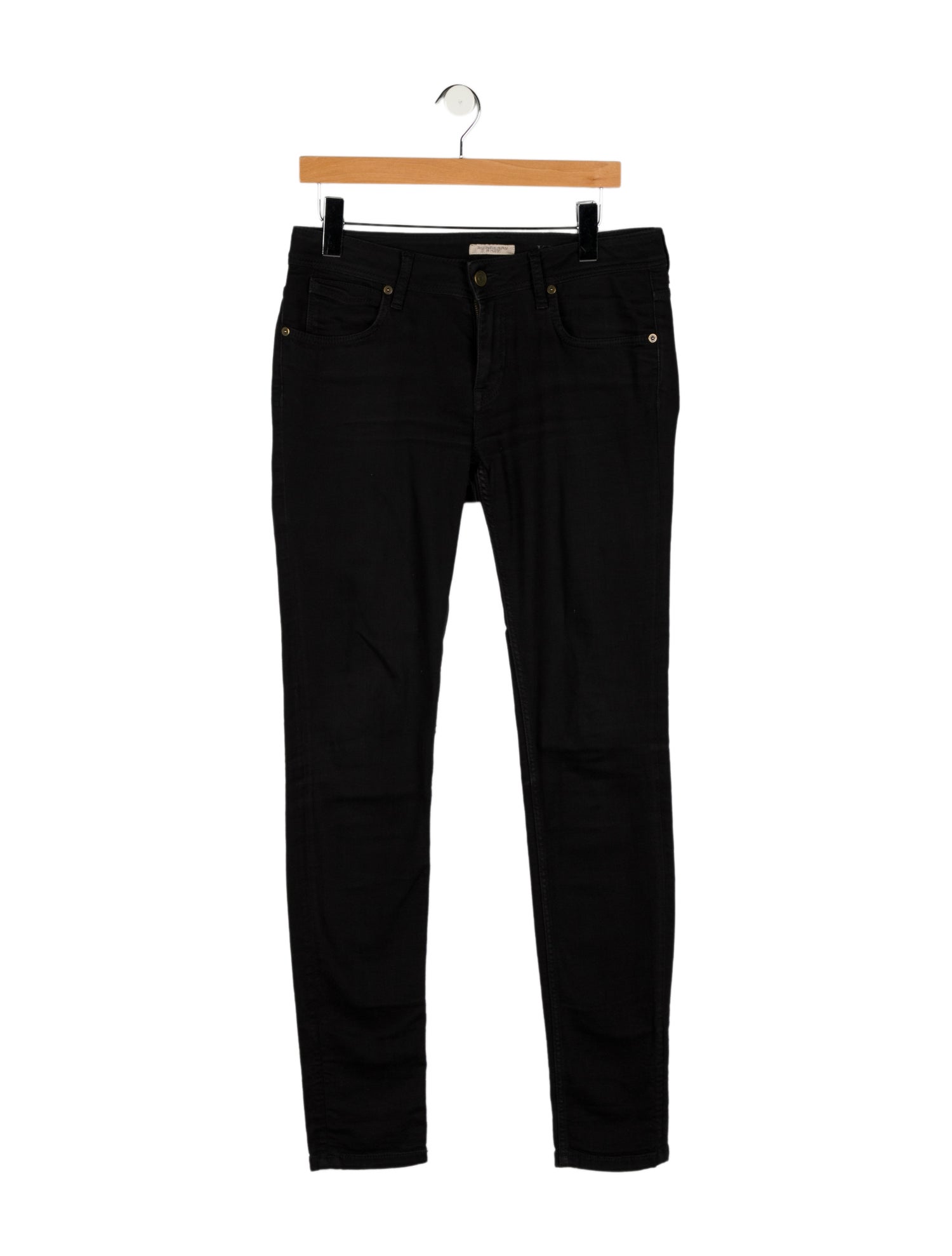 Burberry Brit Mid-Rise Skinny Leg Jeans