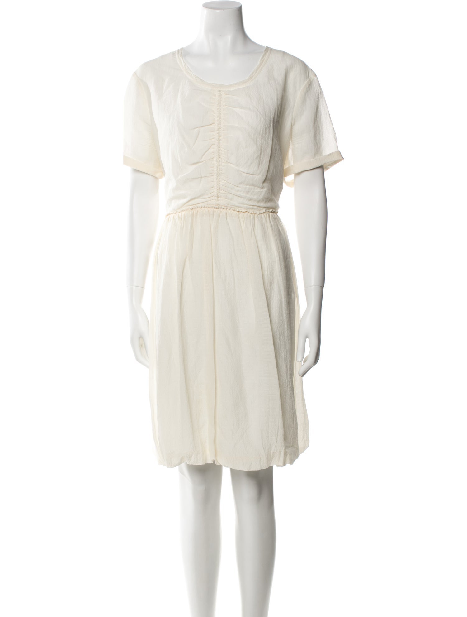 Burberry Brit Silk Knee-Length Dress