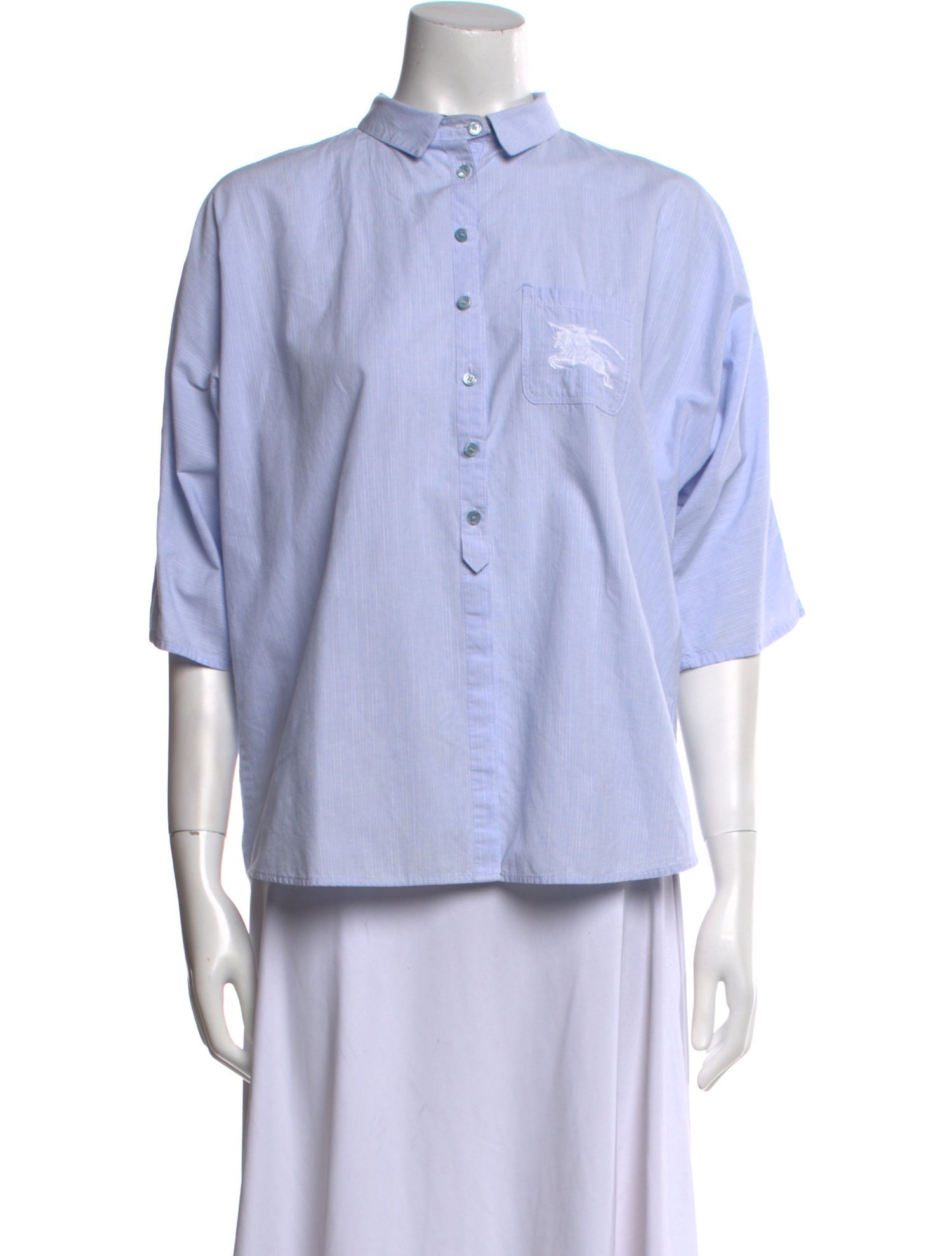 Burberry Brit Three-Quarter Sleeve Polo