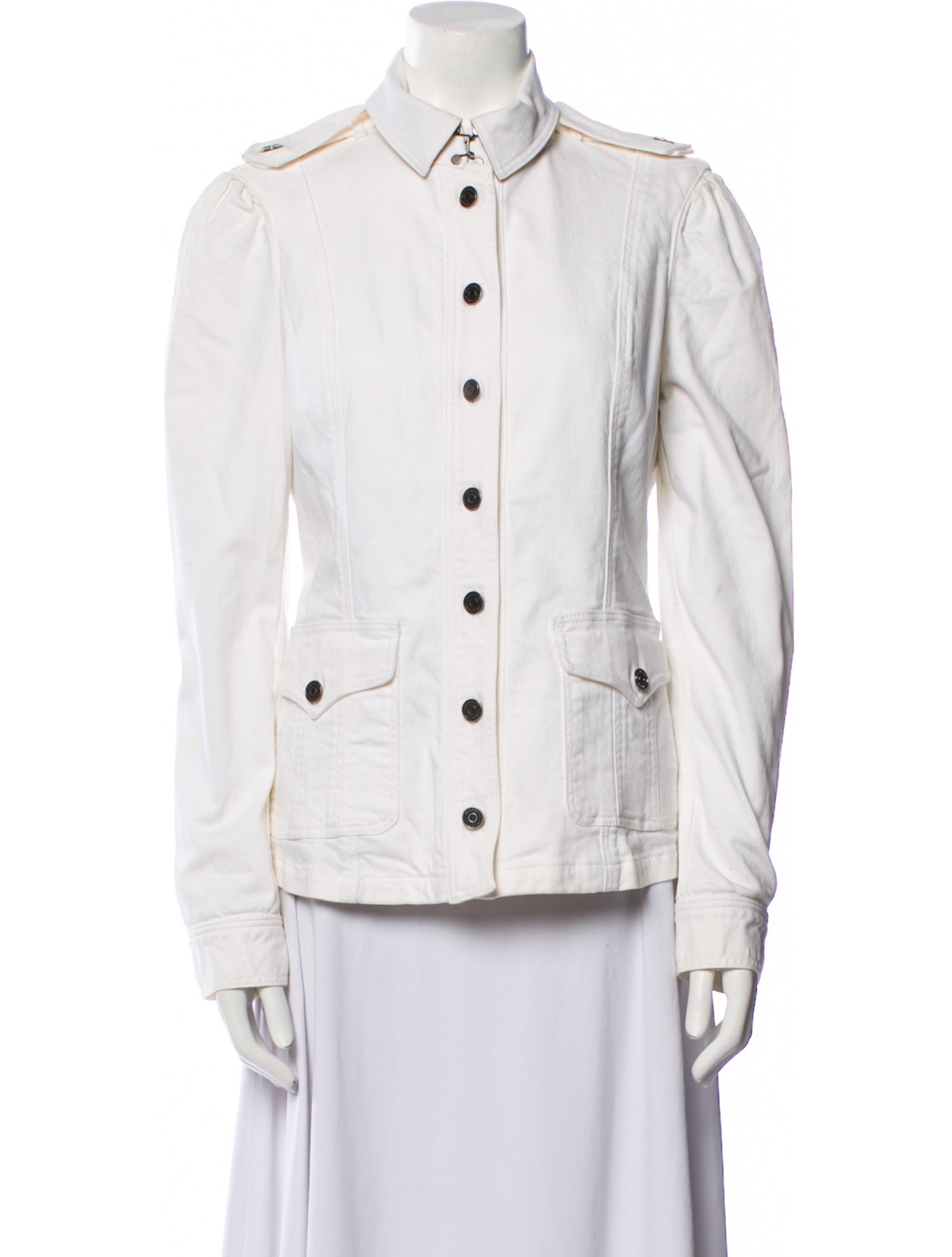 Burberry Brit Striped Denim Jacket