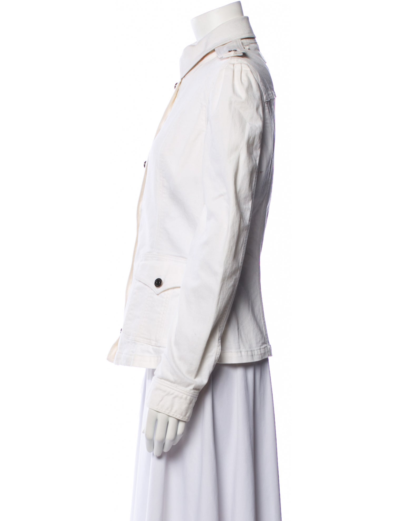 Burberry Brit Striped Denim Jacket