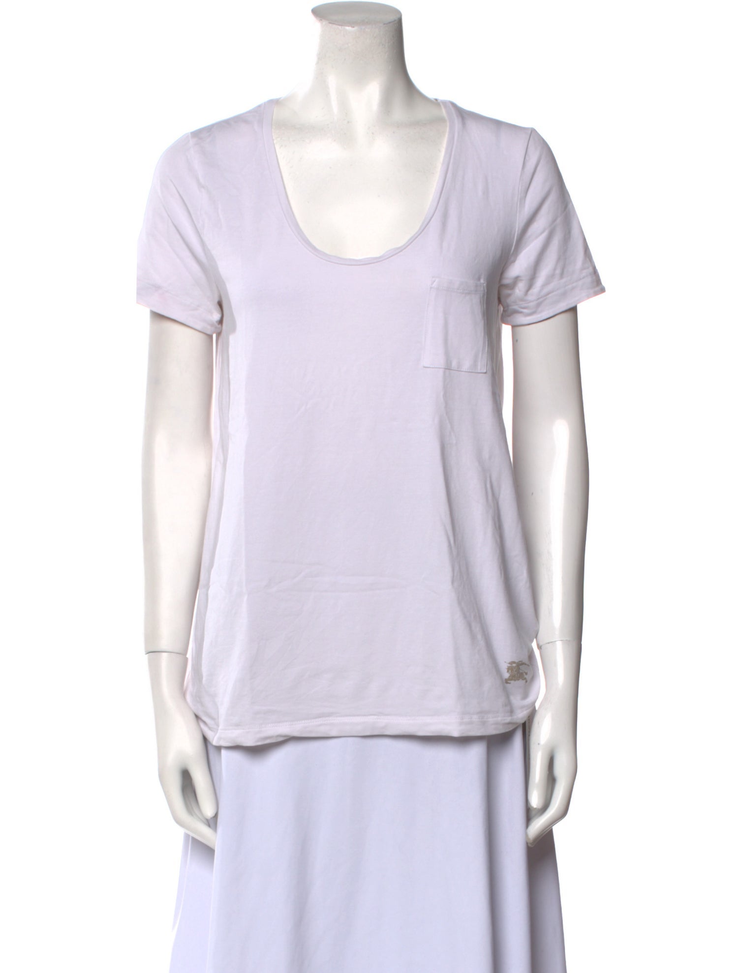 Burberry Brit Scoop Neck Short Sleeve T-Shirt