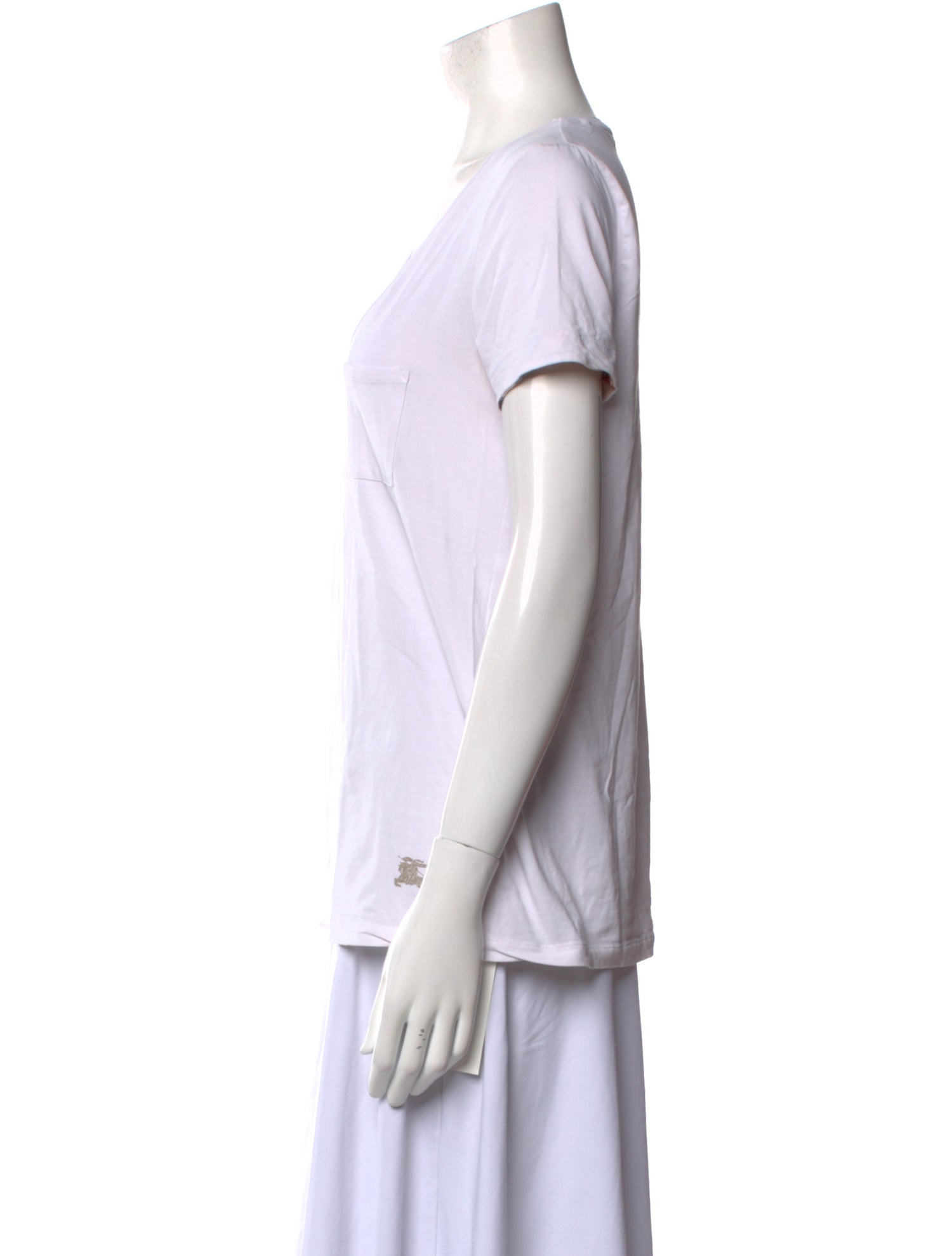 Burberry Brit Scoop Neck Short Sleeve T-Shirt