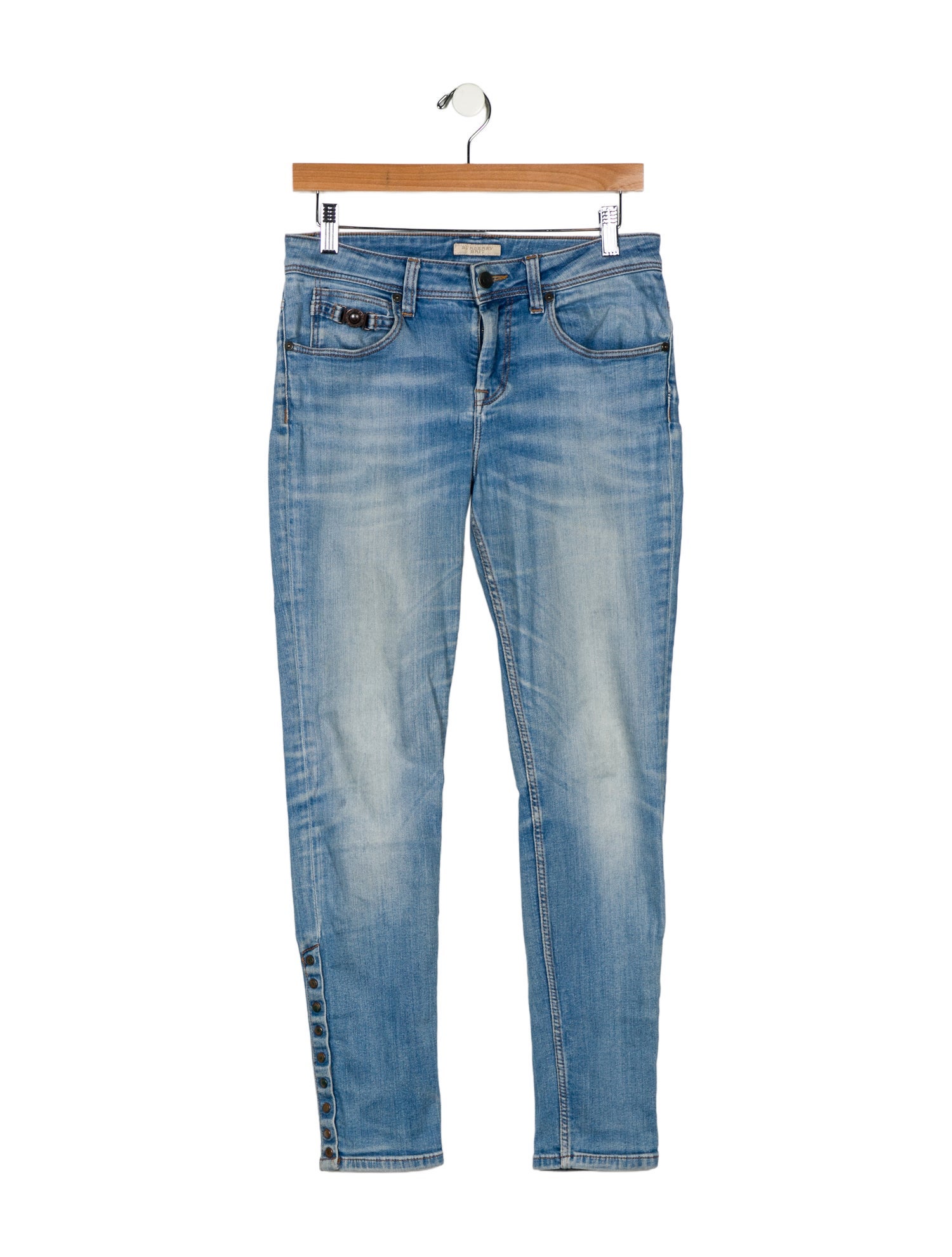 Burberry Brit Mid-Rise Skinny Leg Jeans