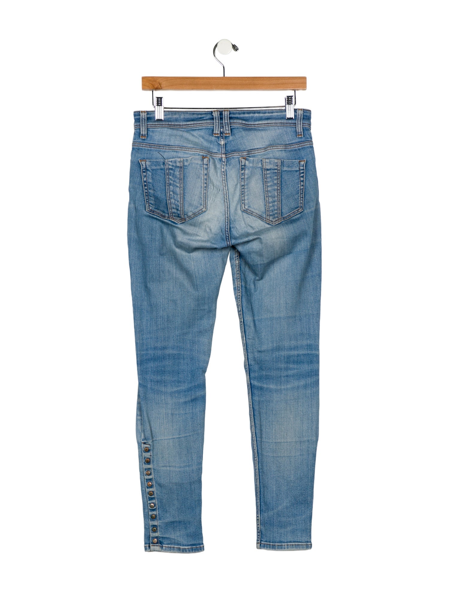 Burberry Brit Mid-Rise Skinny Leg Jeans