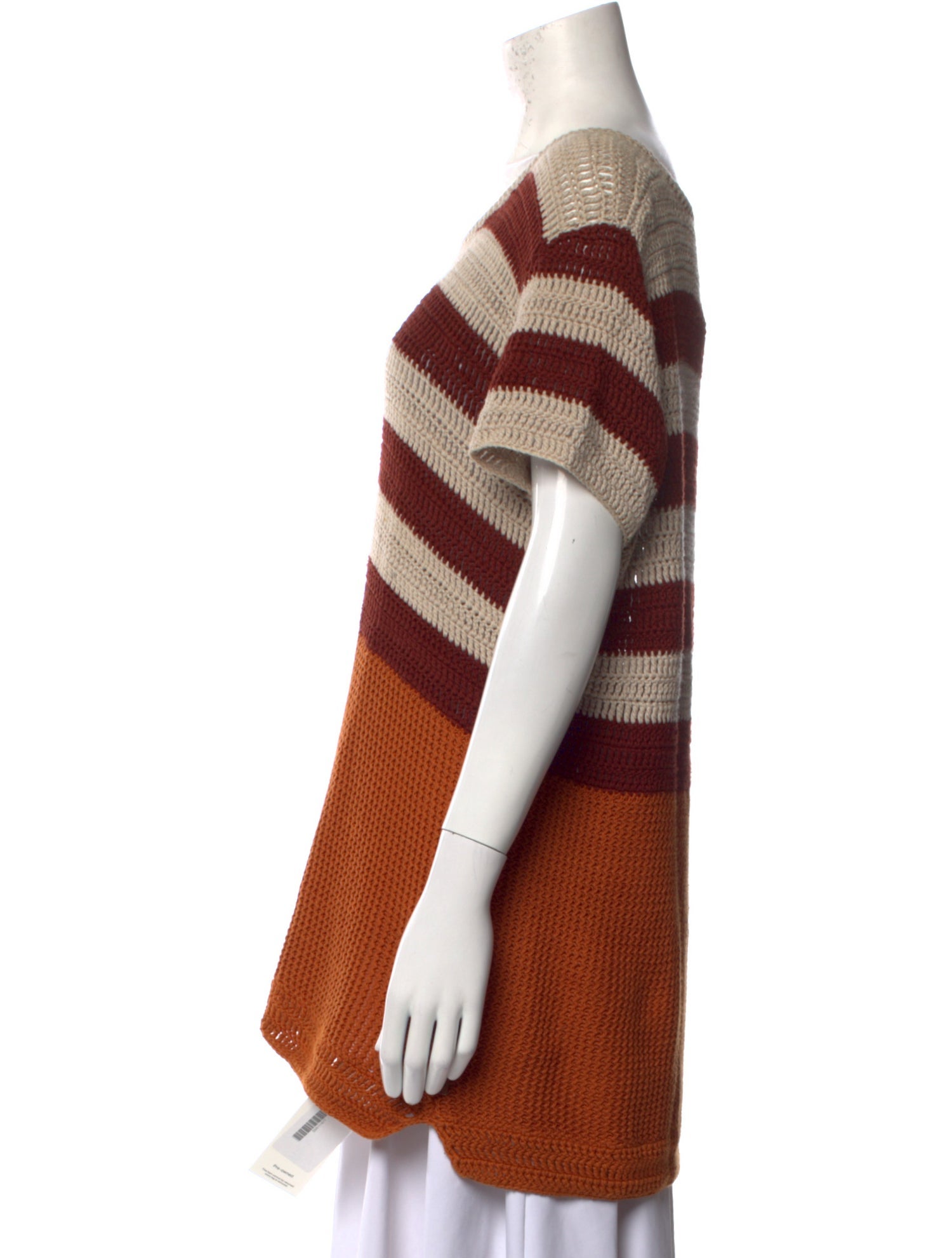 Burberry Brit Striped Scoop Neck Sweater